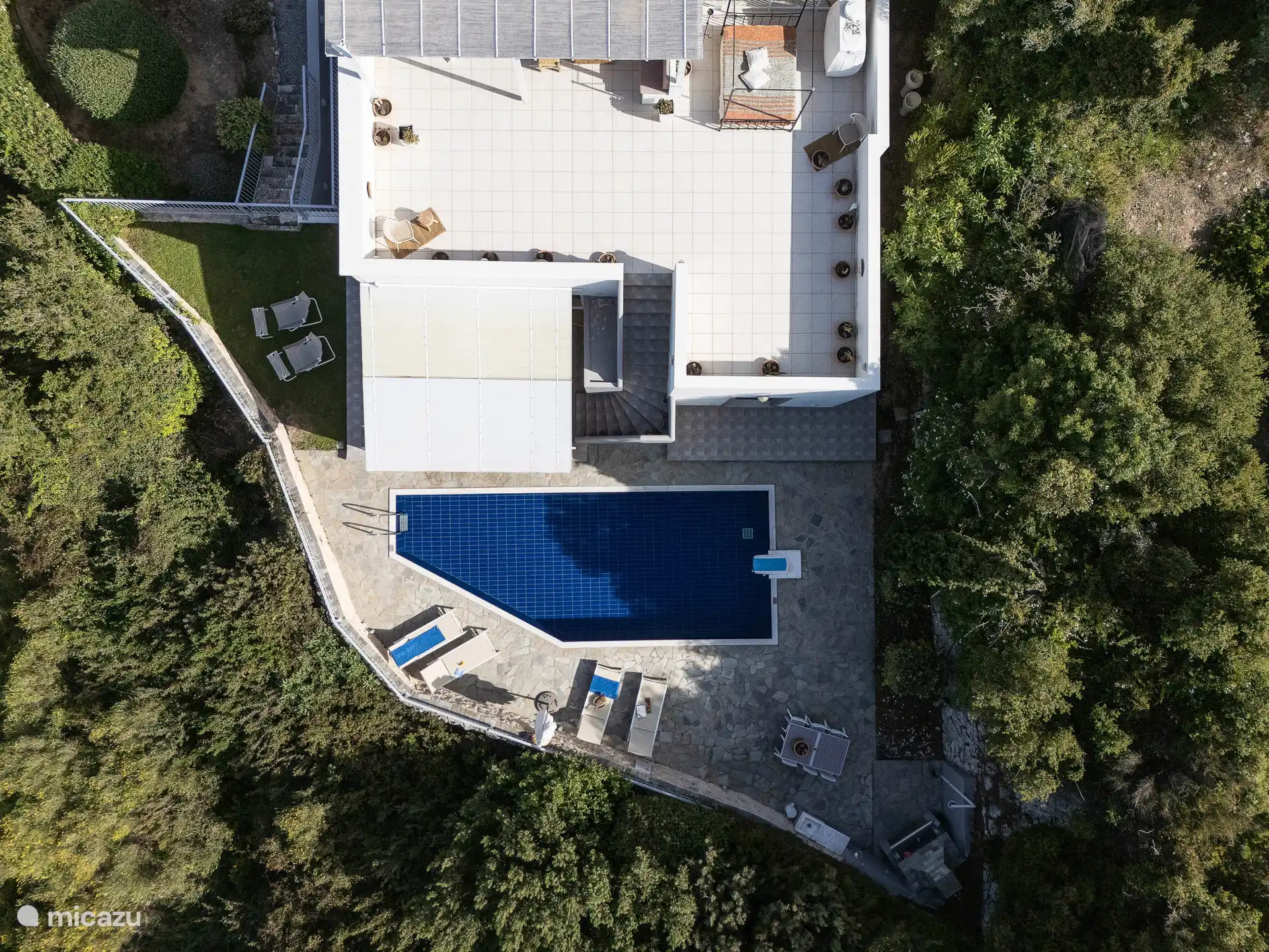 Villa van boven
