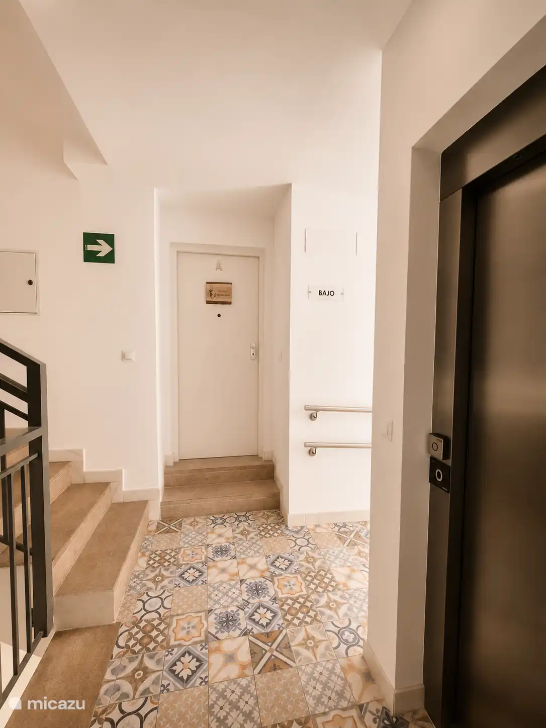 Dit is hal met de entree naar Casa Enrique.