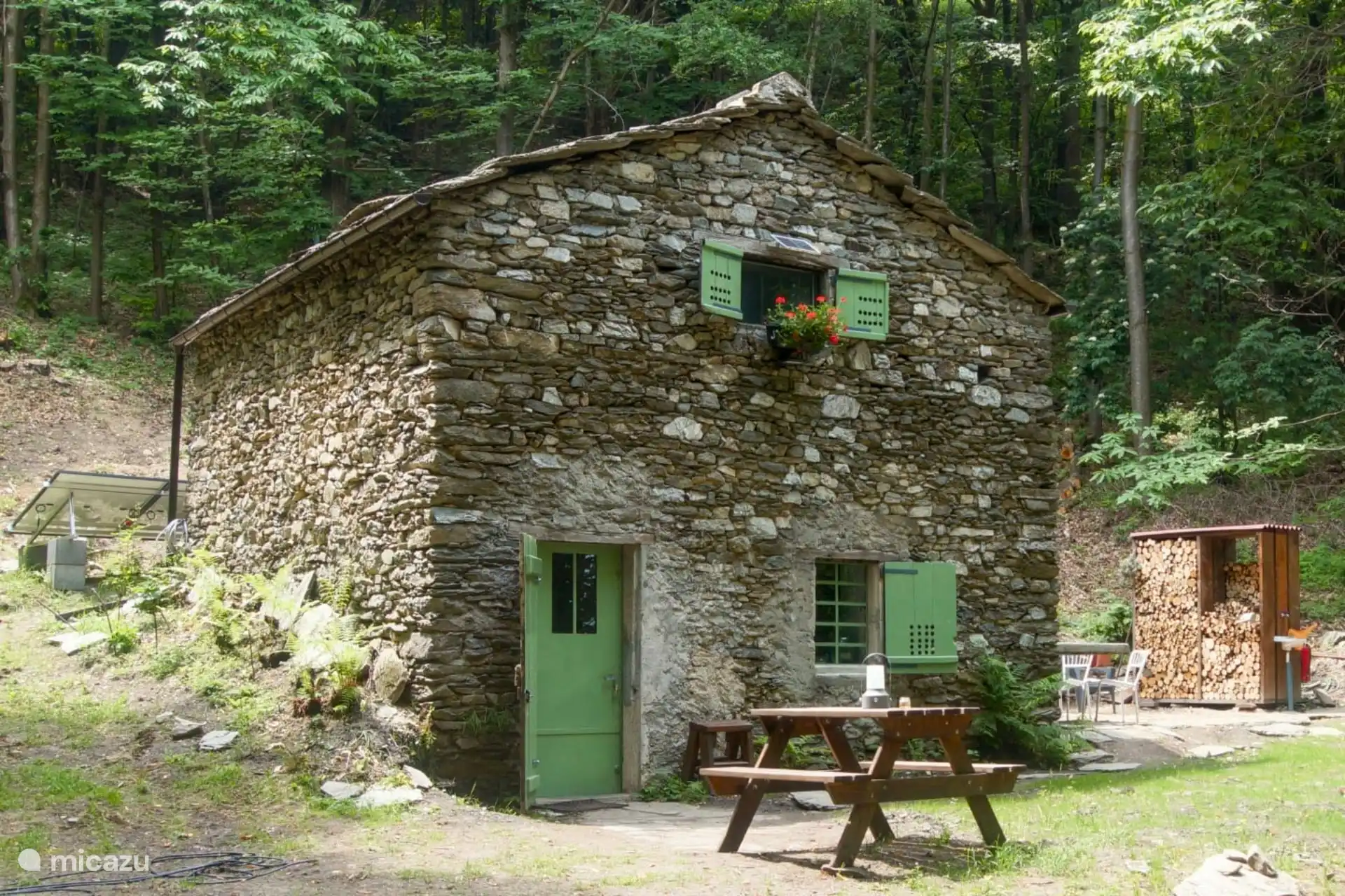 Cycling, Italy, Piedmont, Paesana, holiday house Baita Bosco Paesana