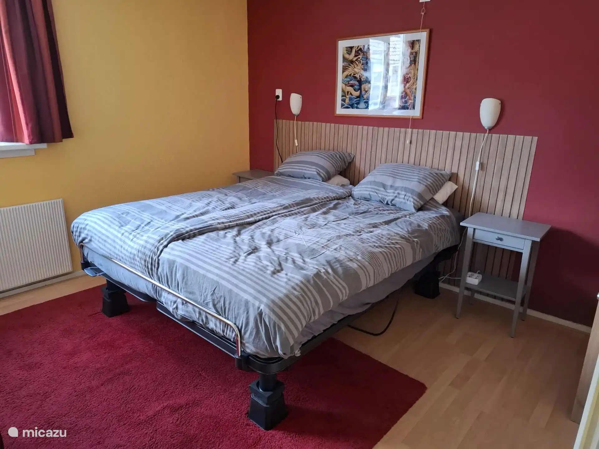 Slaapkamer 1 
2 persoonsbed 180x210