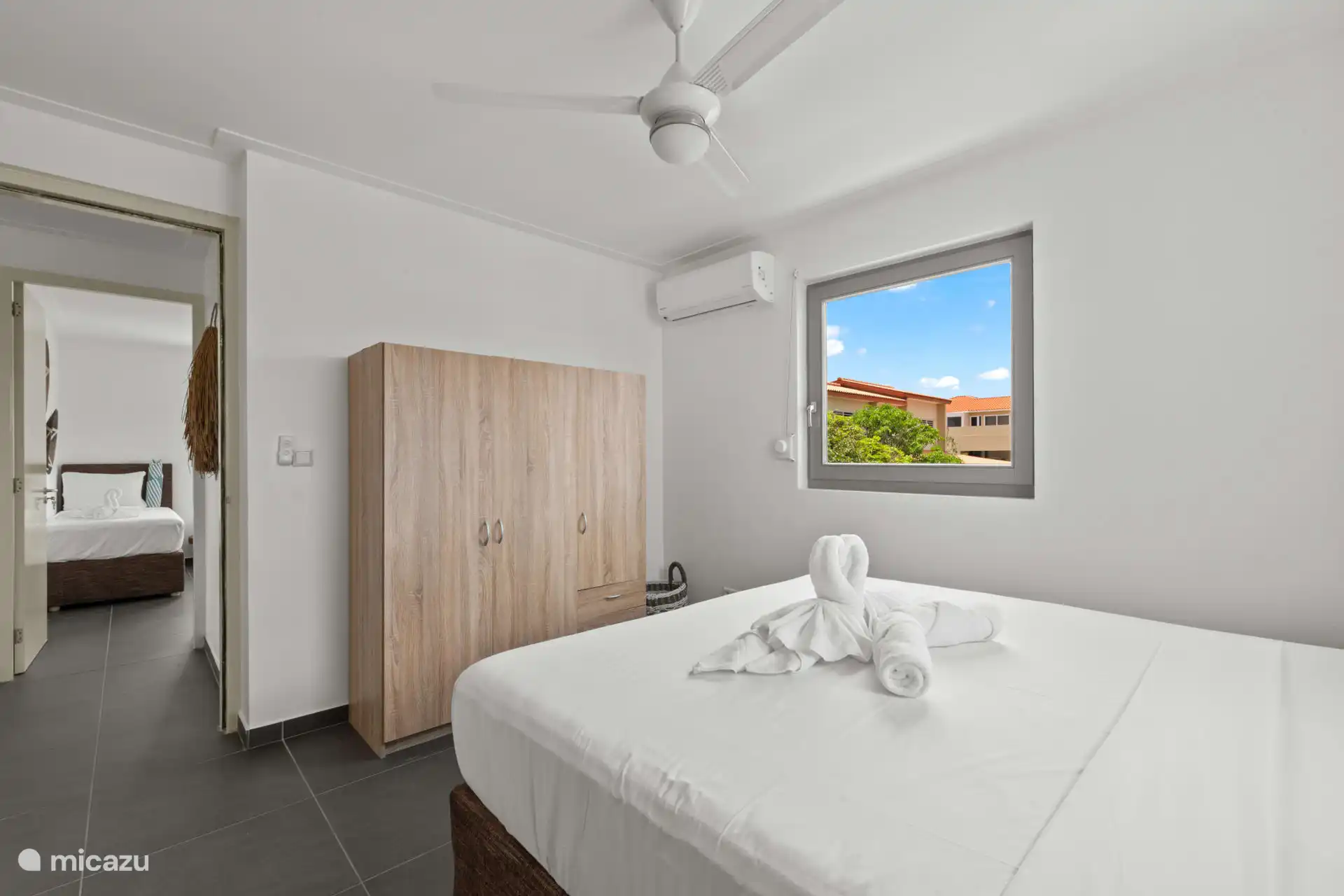 Slaapkamer met airconditioning