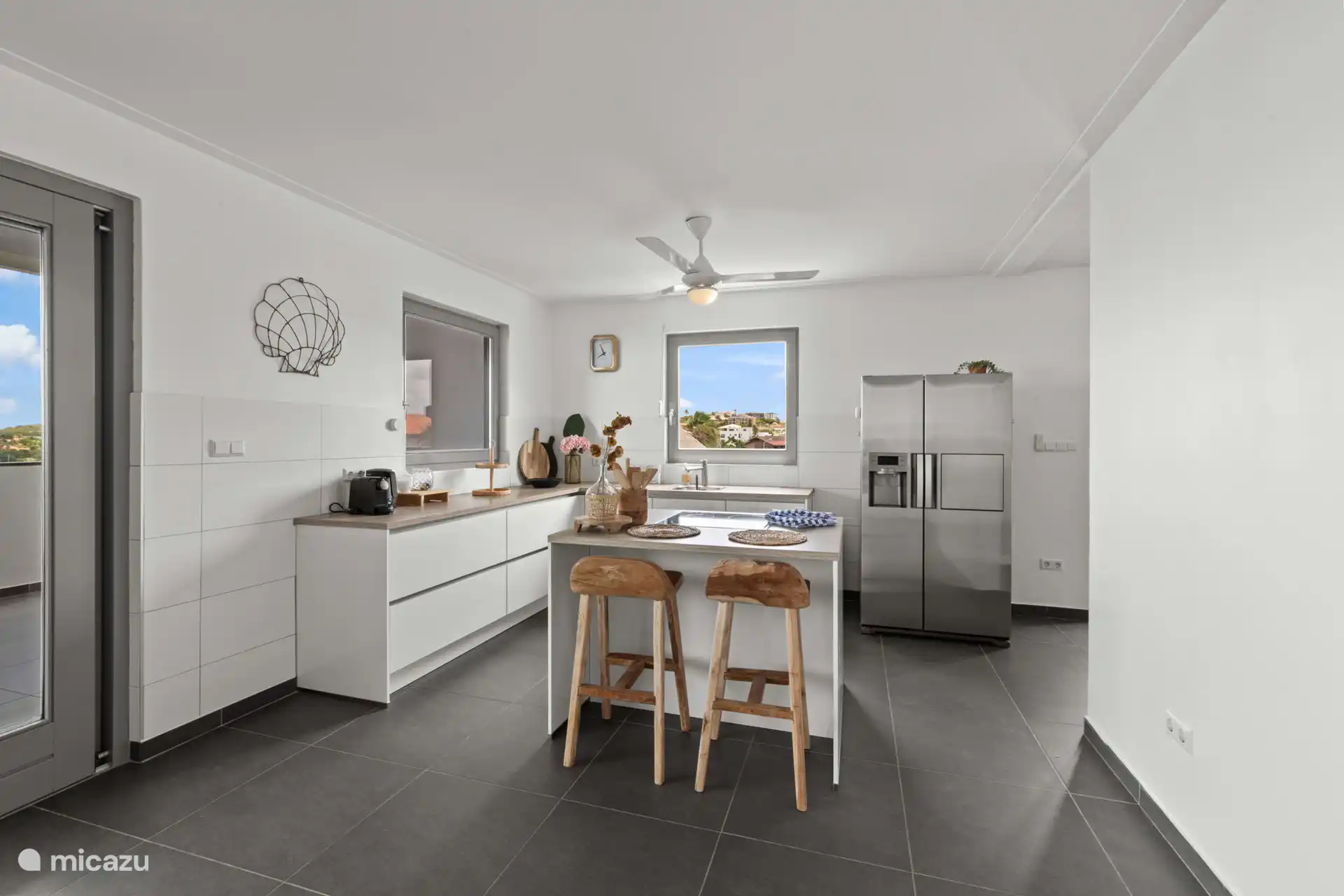 Keuken met bar