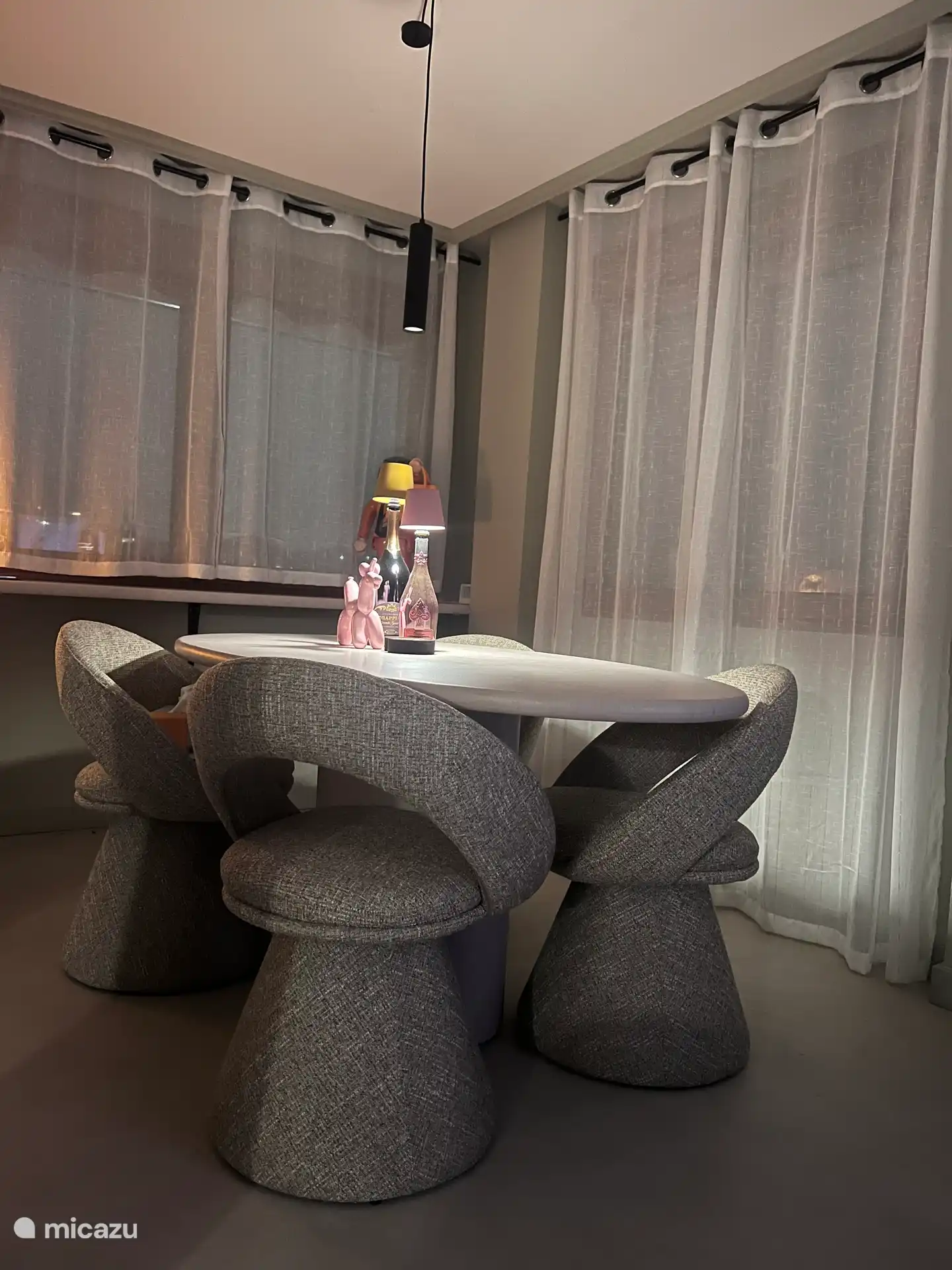 Dining room in the dark