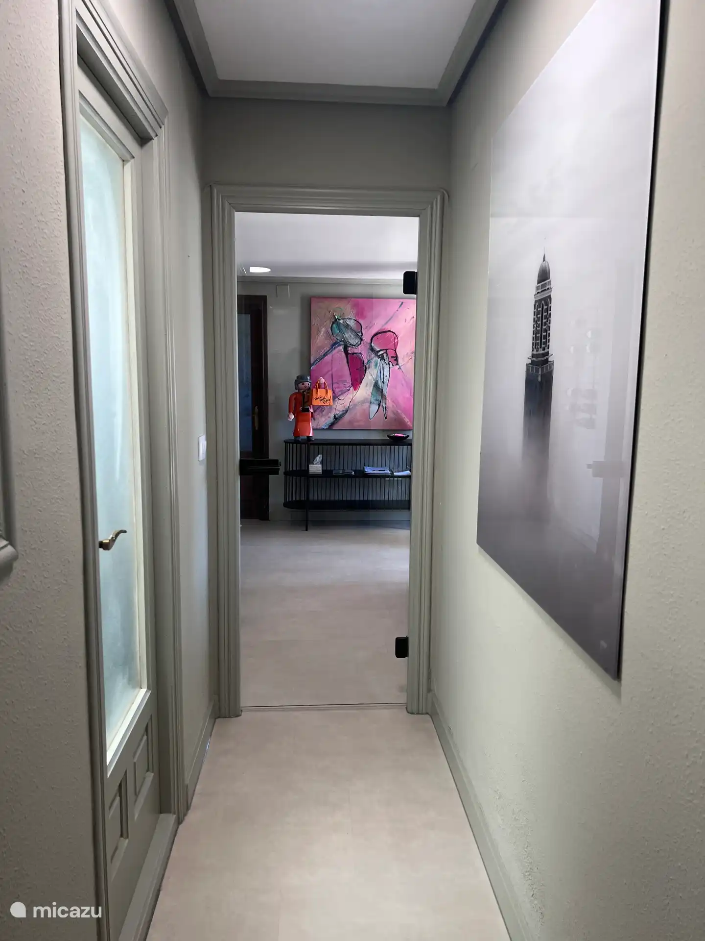 Hall to living room