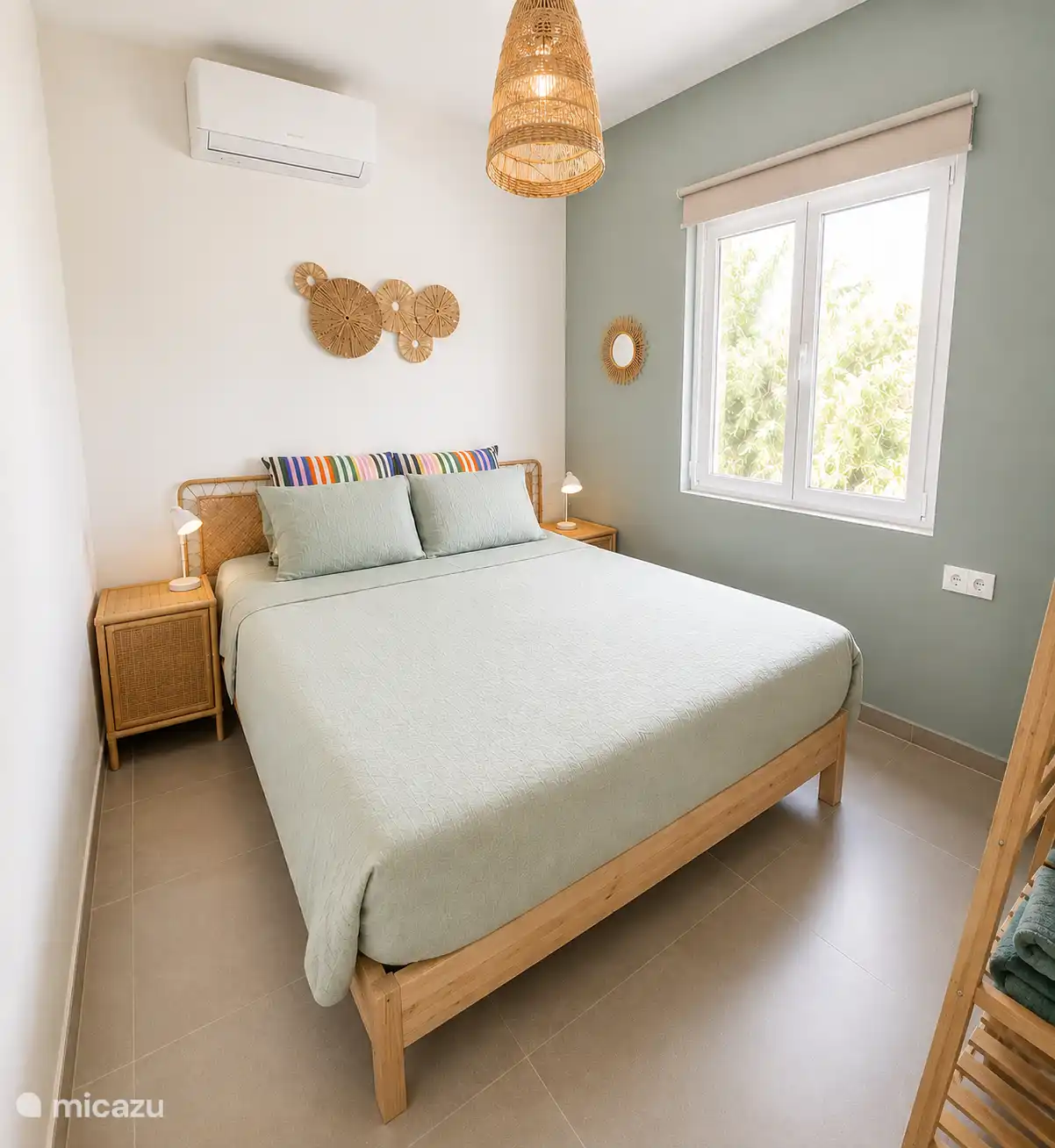 Volledig ingerichte slaapkamer
