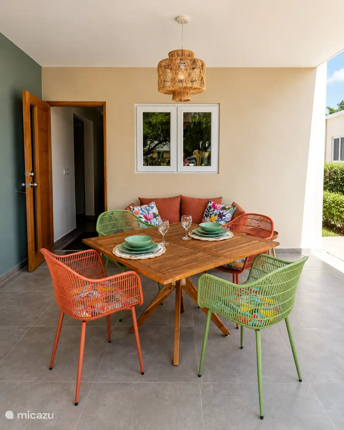 Rear terrace