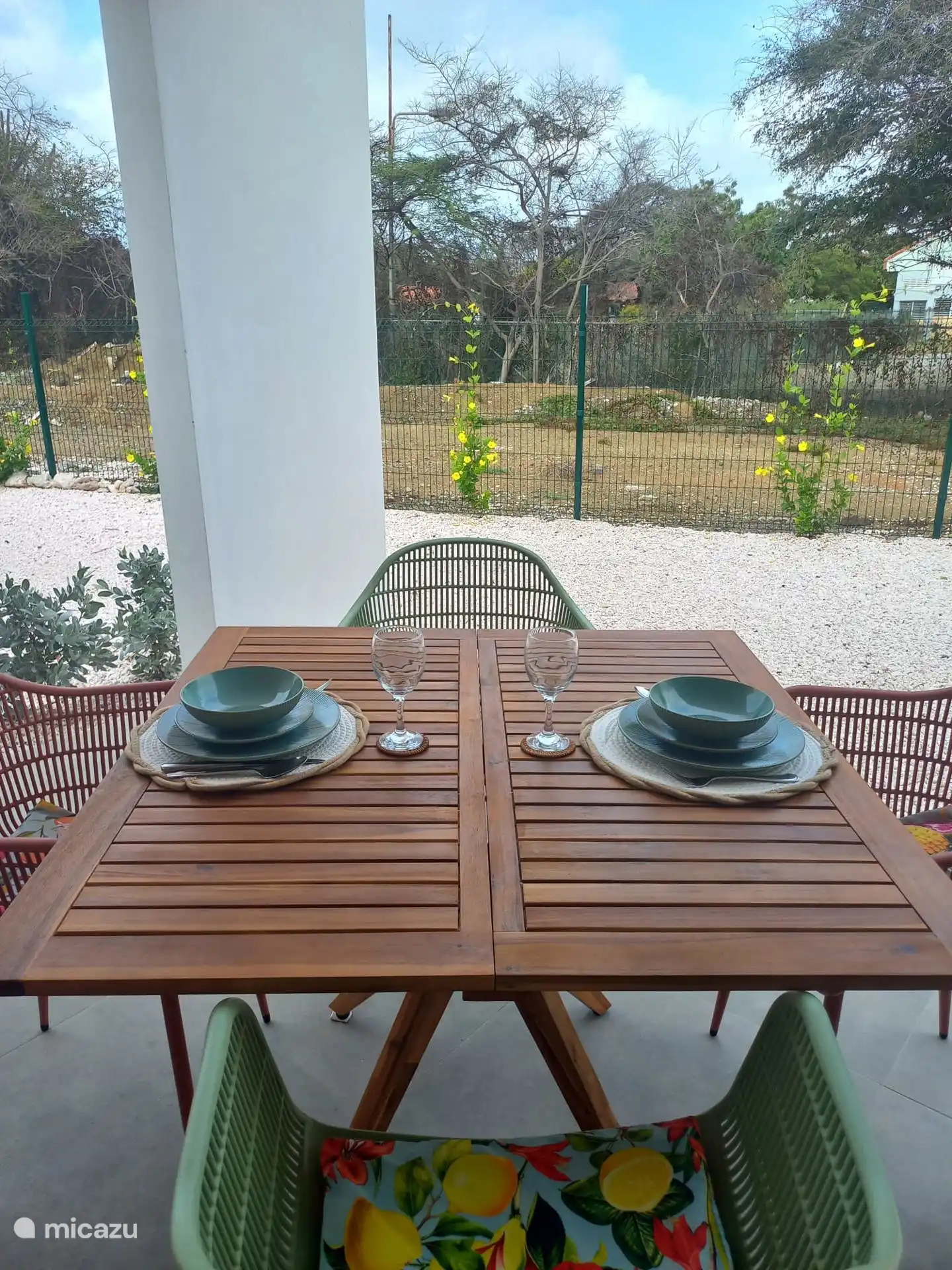 Veel privacy op het terras 