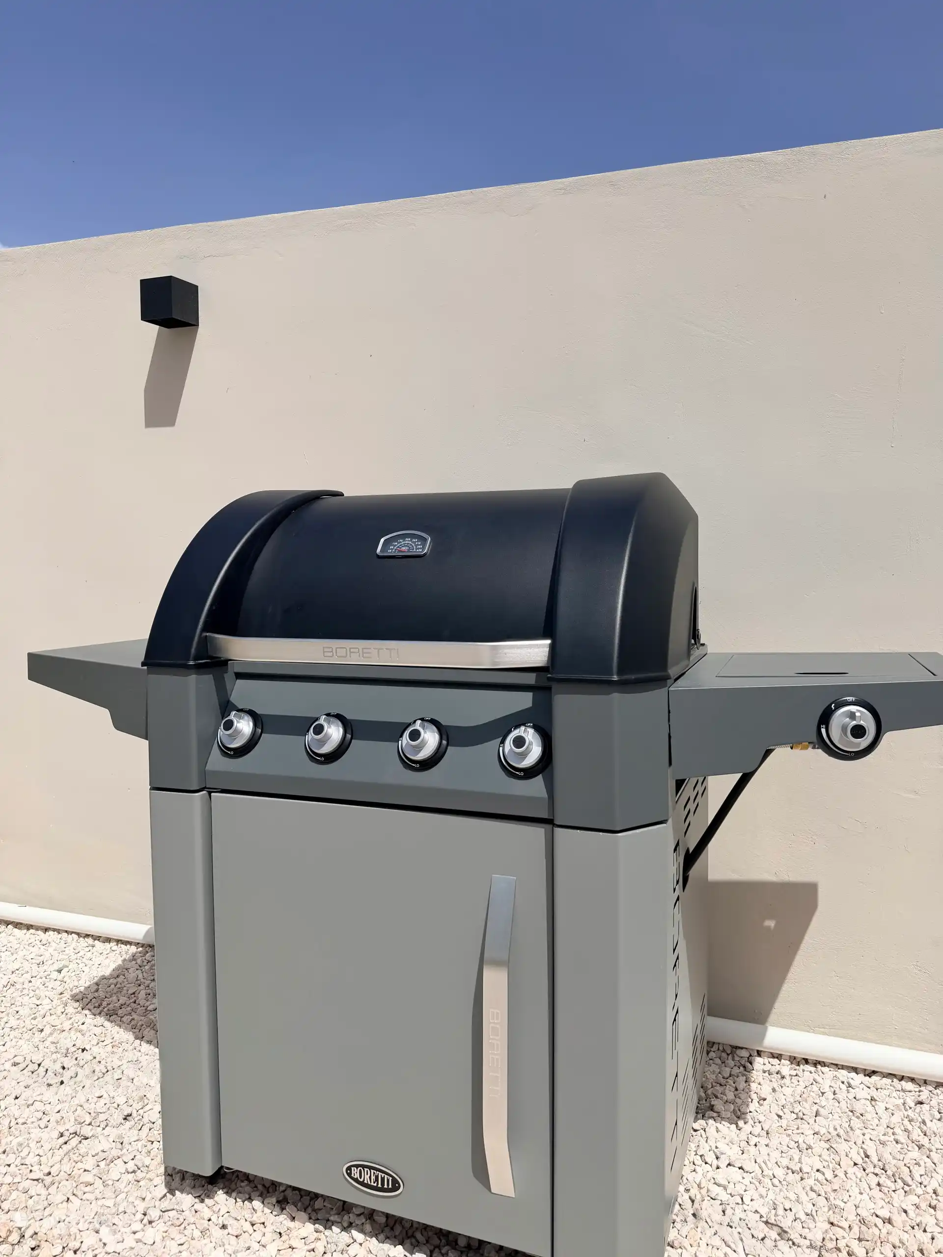 Boretti gasbarbecue voor gezellige avonden buiten.