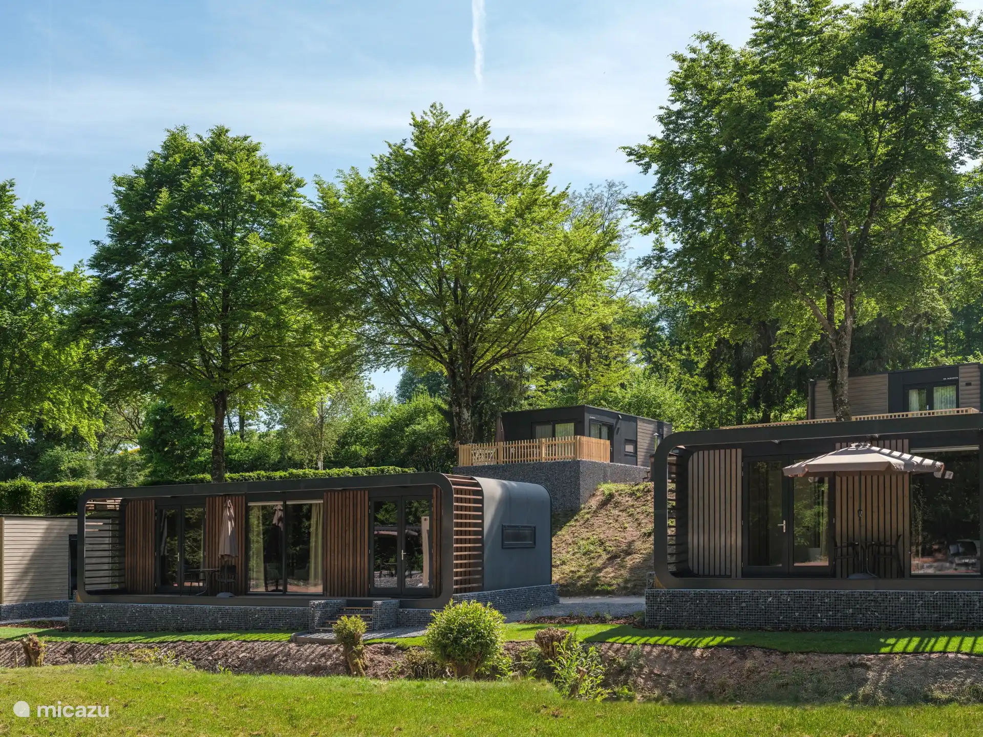 cabin / lodge in Vianden, Luxembourg –  Wellness Lodge met hottub & sauna