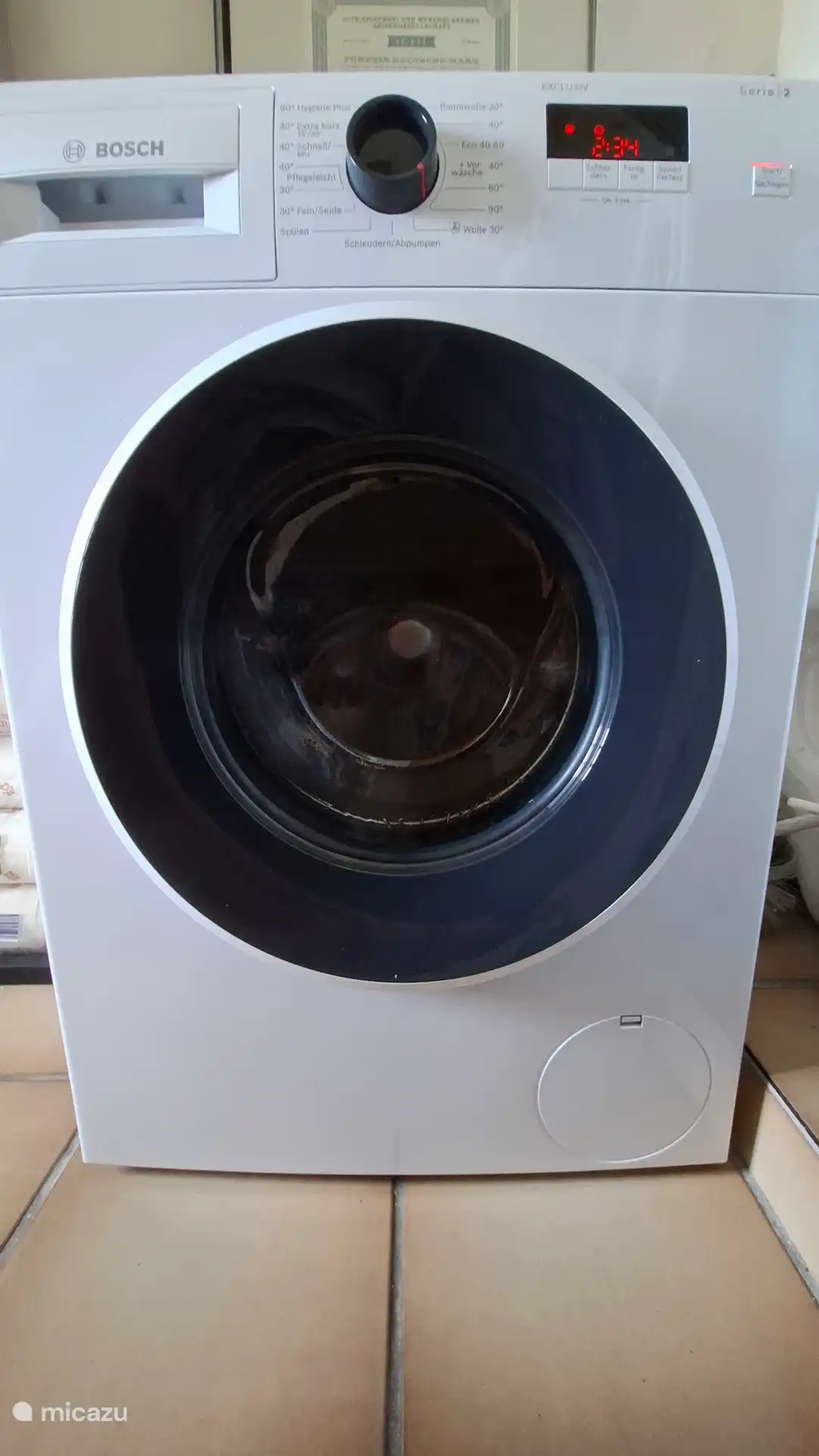 Moderne wasmachine