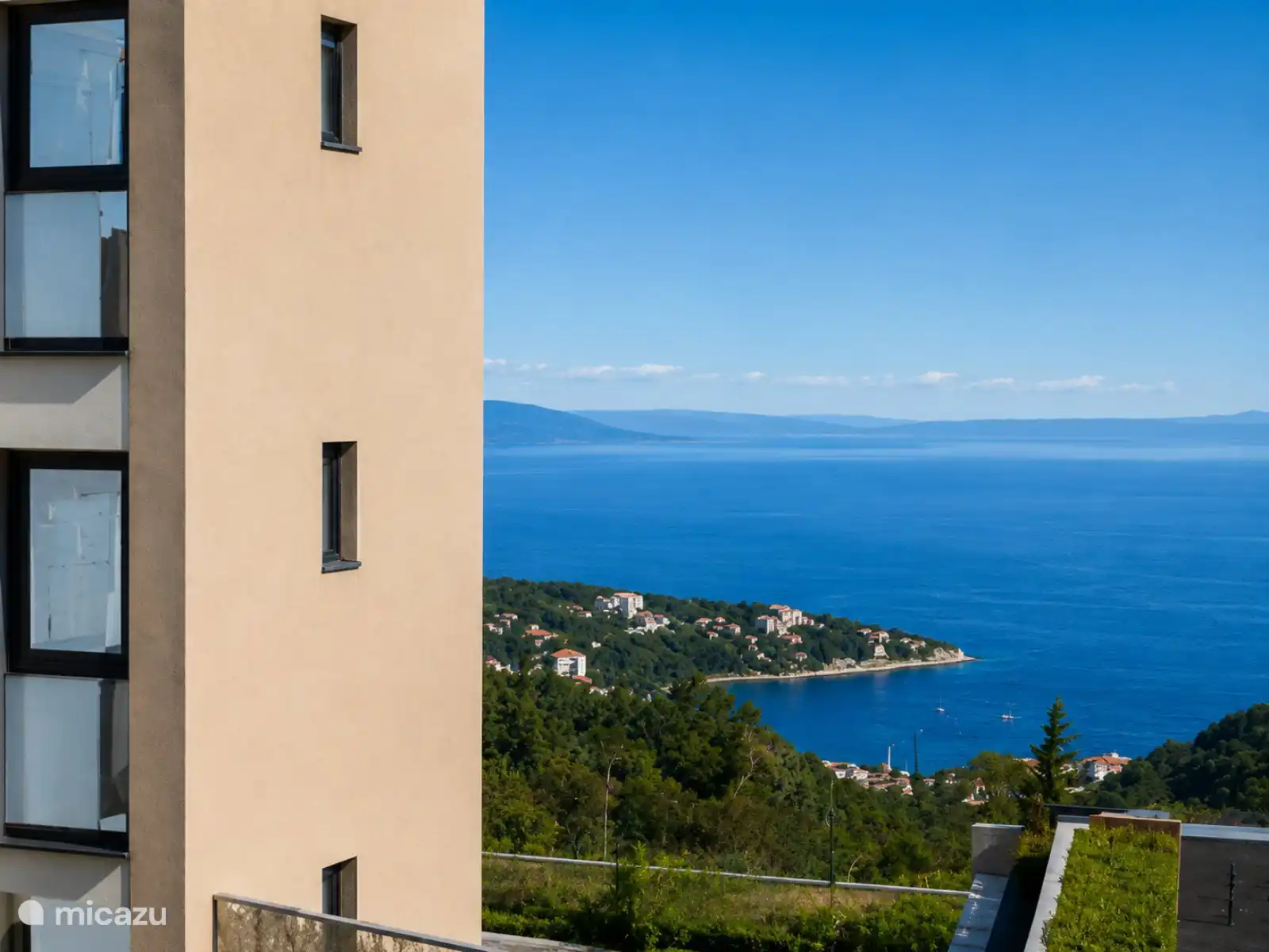 La vue sur la baie de Kvarner