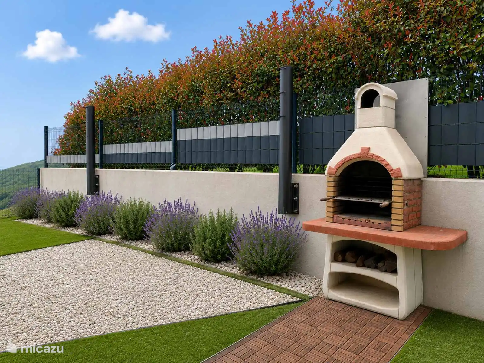 Une journée de printemps parfaite pour un barbecue en plein air