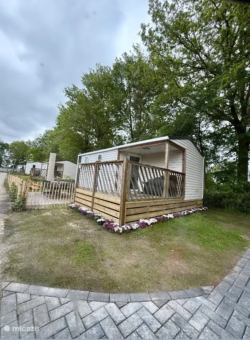 Veranda met bloemetjes
