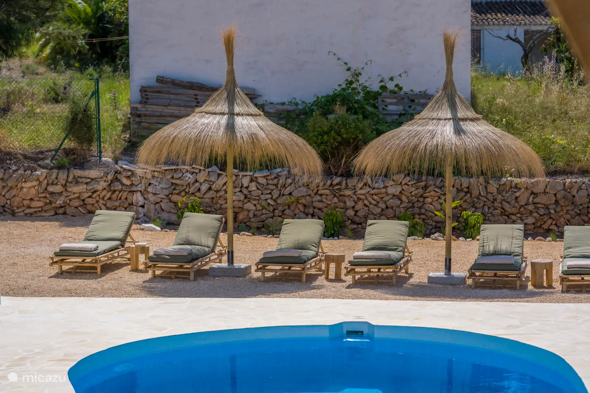 Zeegras parasols