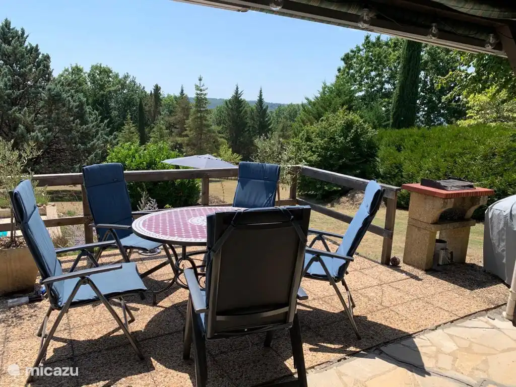 Uitzicht vanaf terras