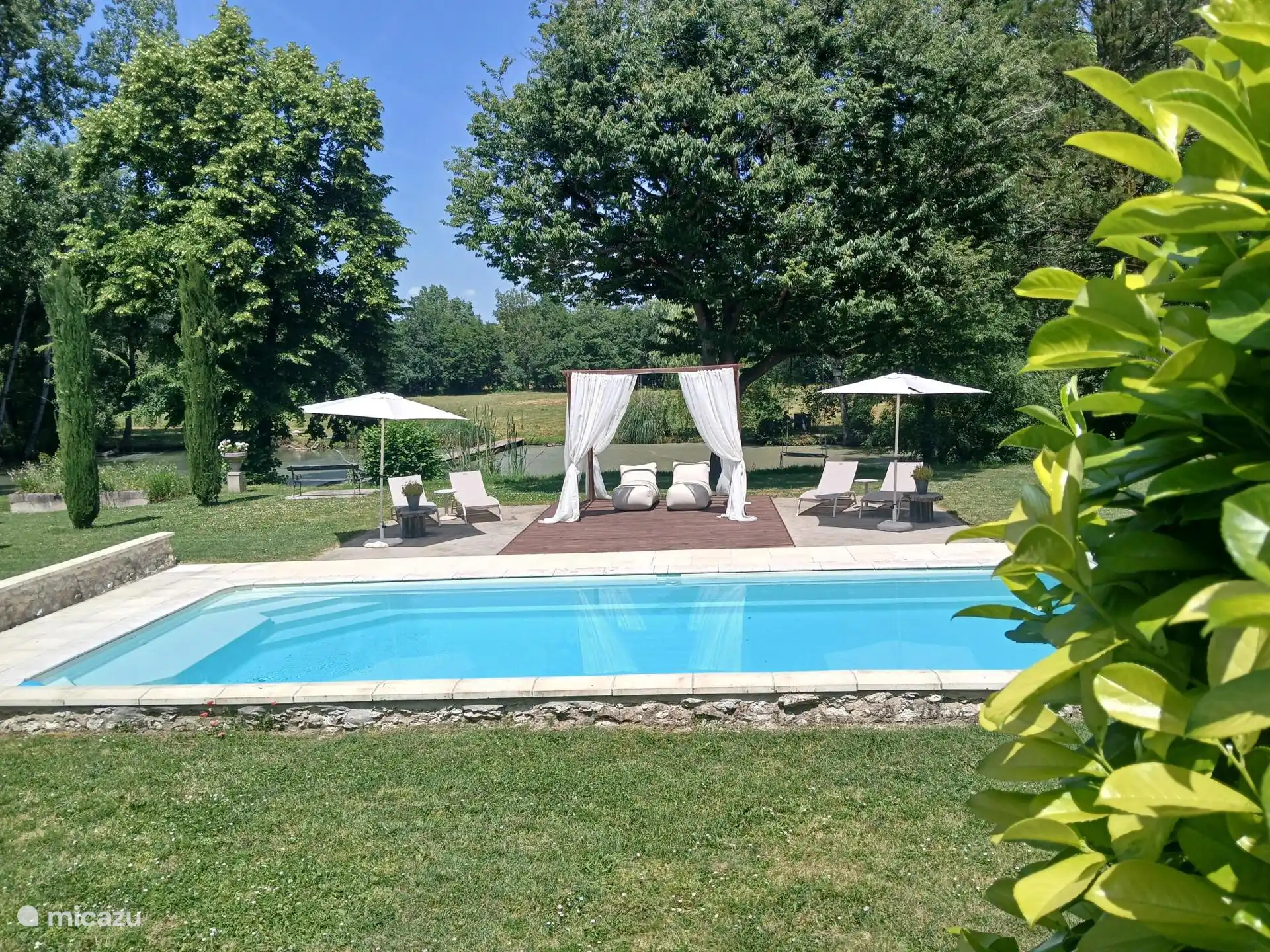 Zwembad Domaine de Peuchaud