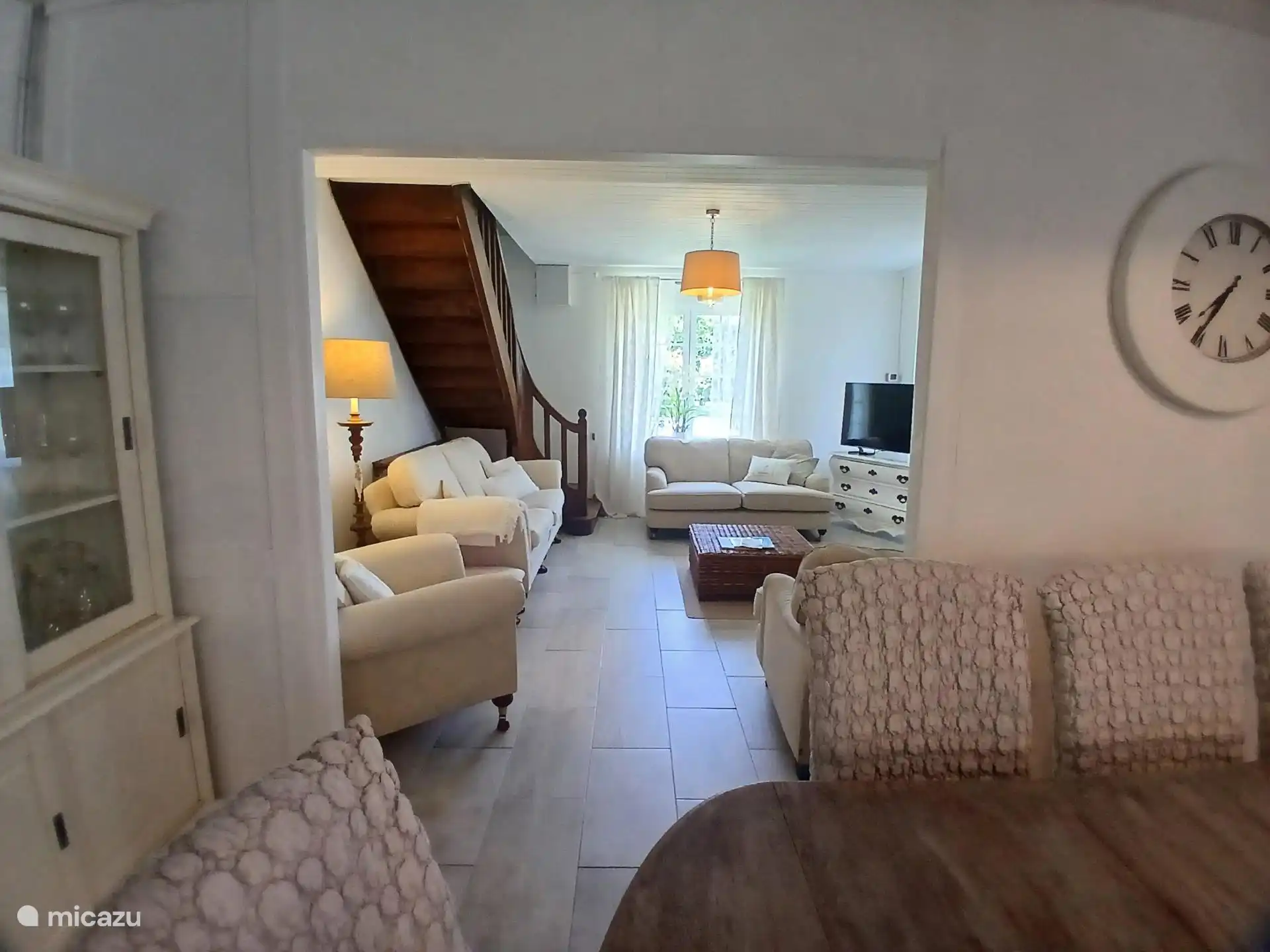 Open woonkamer en eetkamer