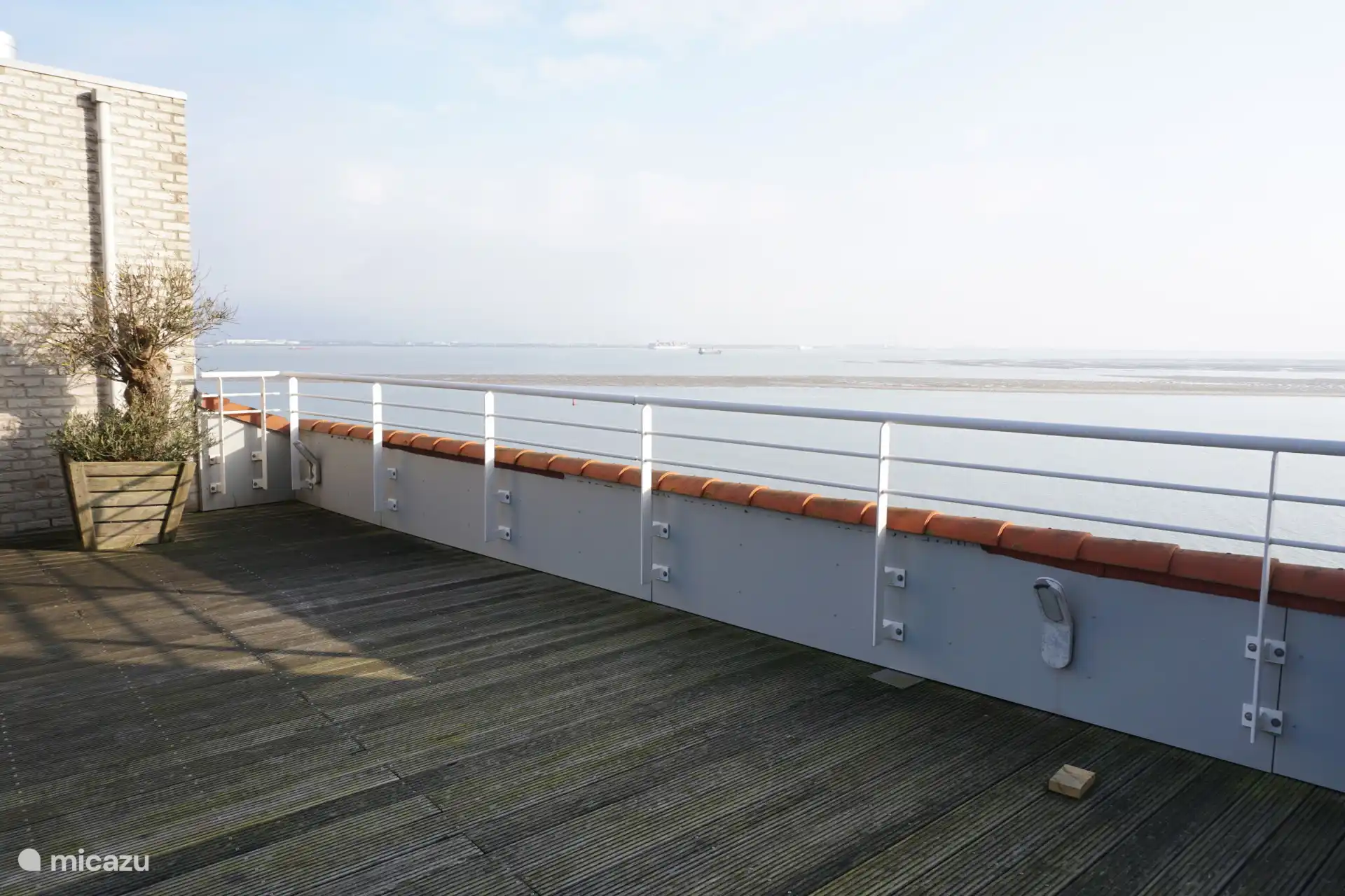 Dakterras uitzicht
