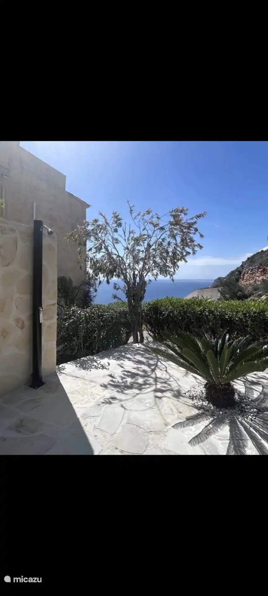 Outdoor shower garden
