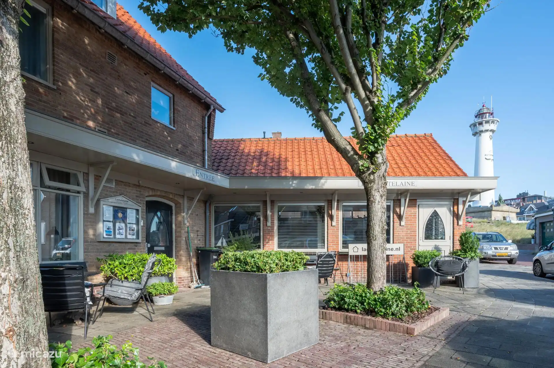 2 persoons appartement, rustig gelegen in het centrum van Egmond aan Zee, op 2 minuten lopen van het strand.