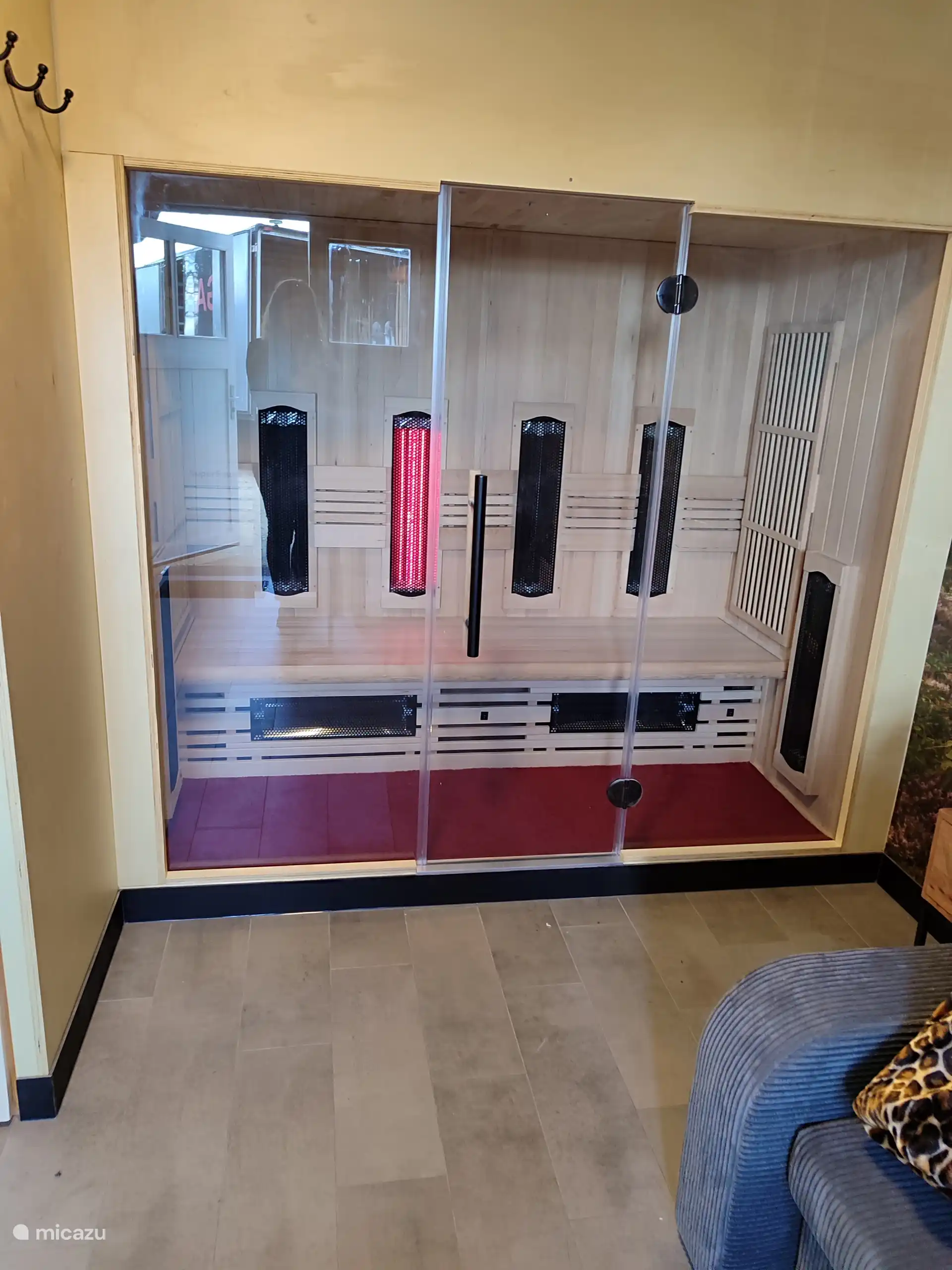 Sauna in der Garage