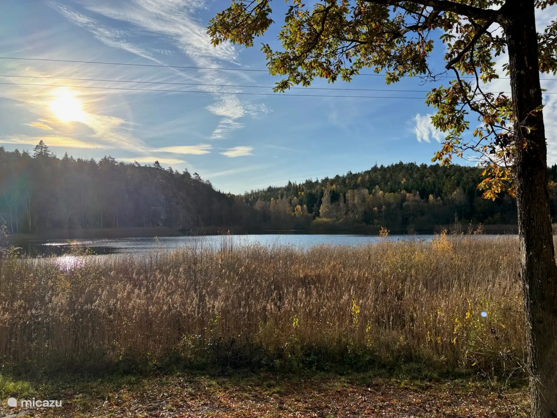 Le lac sous un angle différent