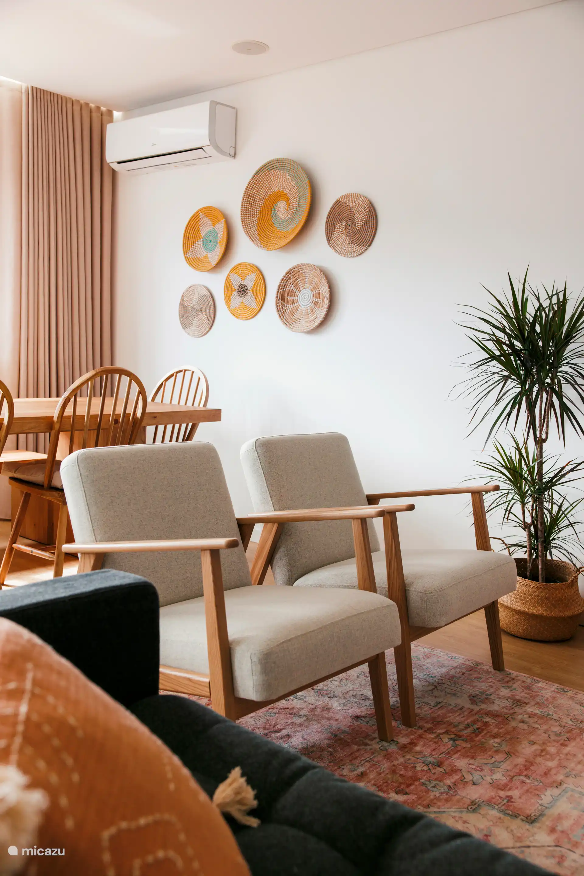 Fauteuils in de woonkamer