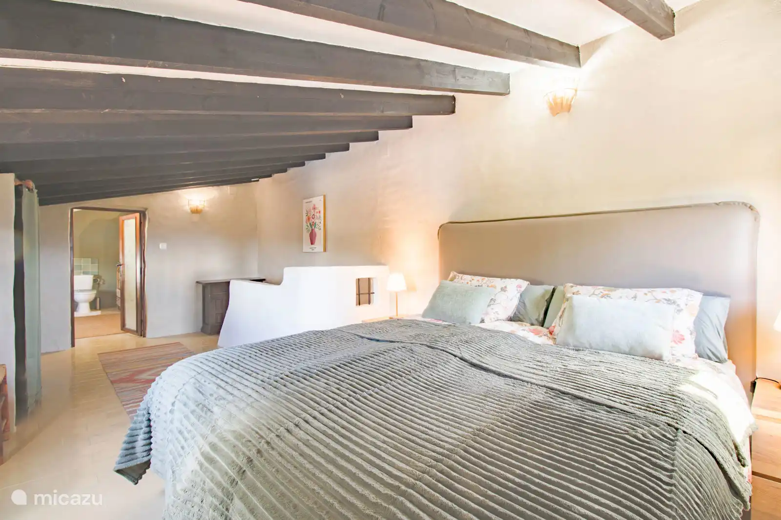 Schlafzimmer 2 im Erdgeschoss.