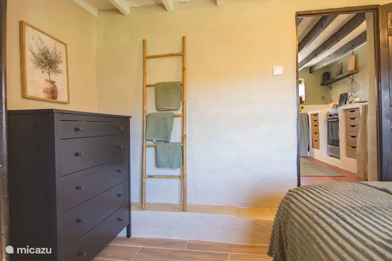 Schlafzimmer 1 im Erdgeschoss.