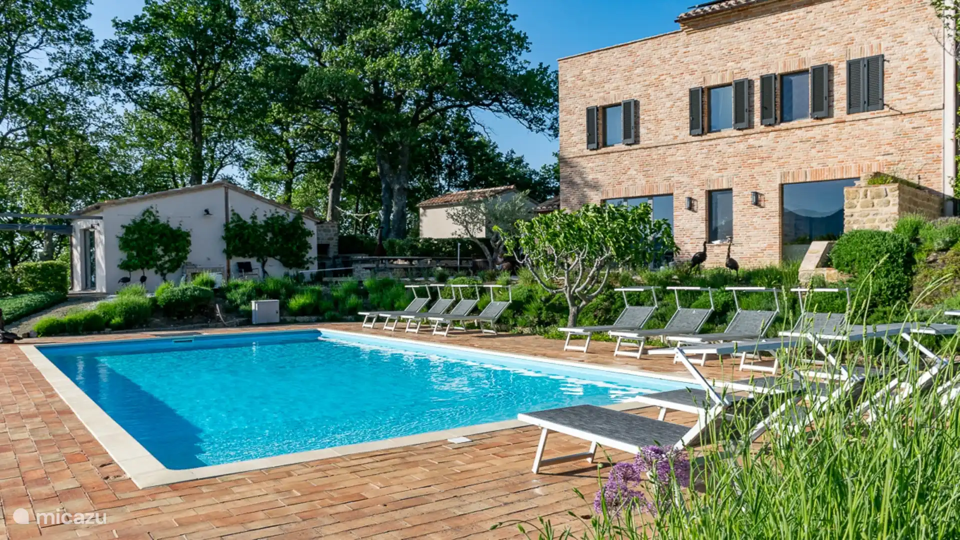 Wandelen, Italië, Marche, San Ginesio, appartement Azienda Cerqueto - Prima Luce