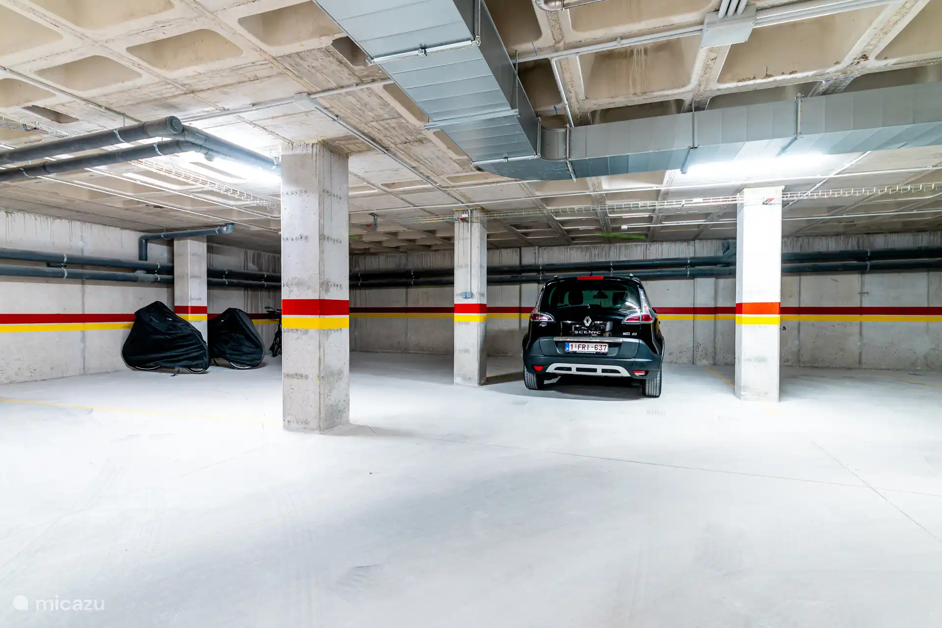 Eigen parkeerplaats in parkeerkelder