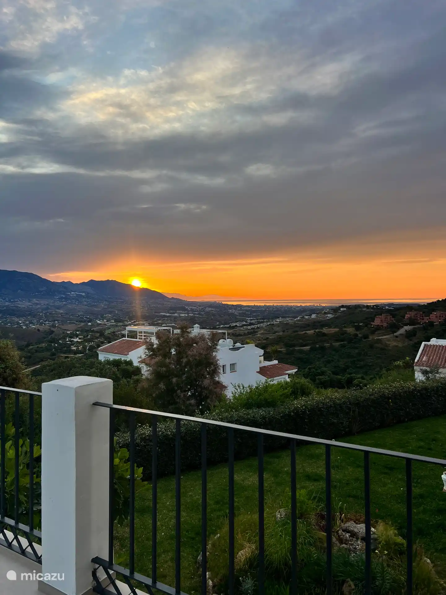 Un beau lever de soleil qui change chaque jour.