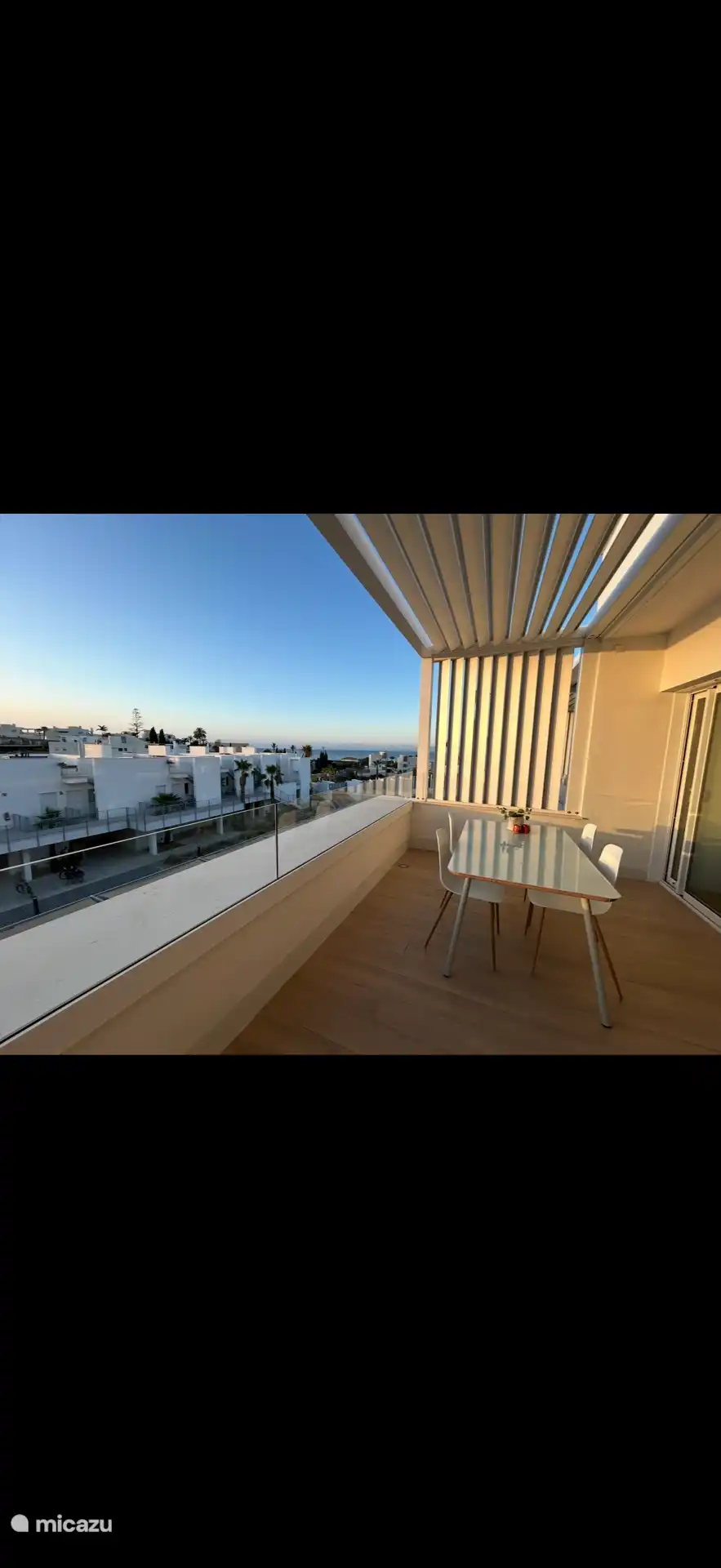 Beautiful large terrace with sea view