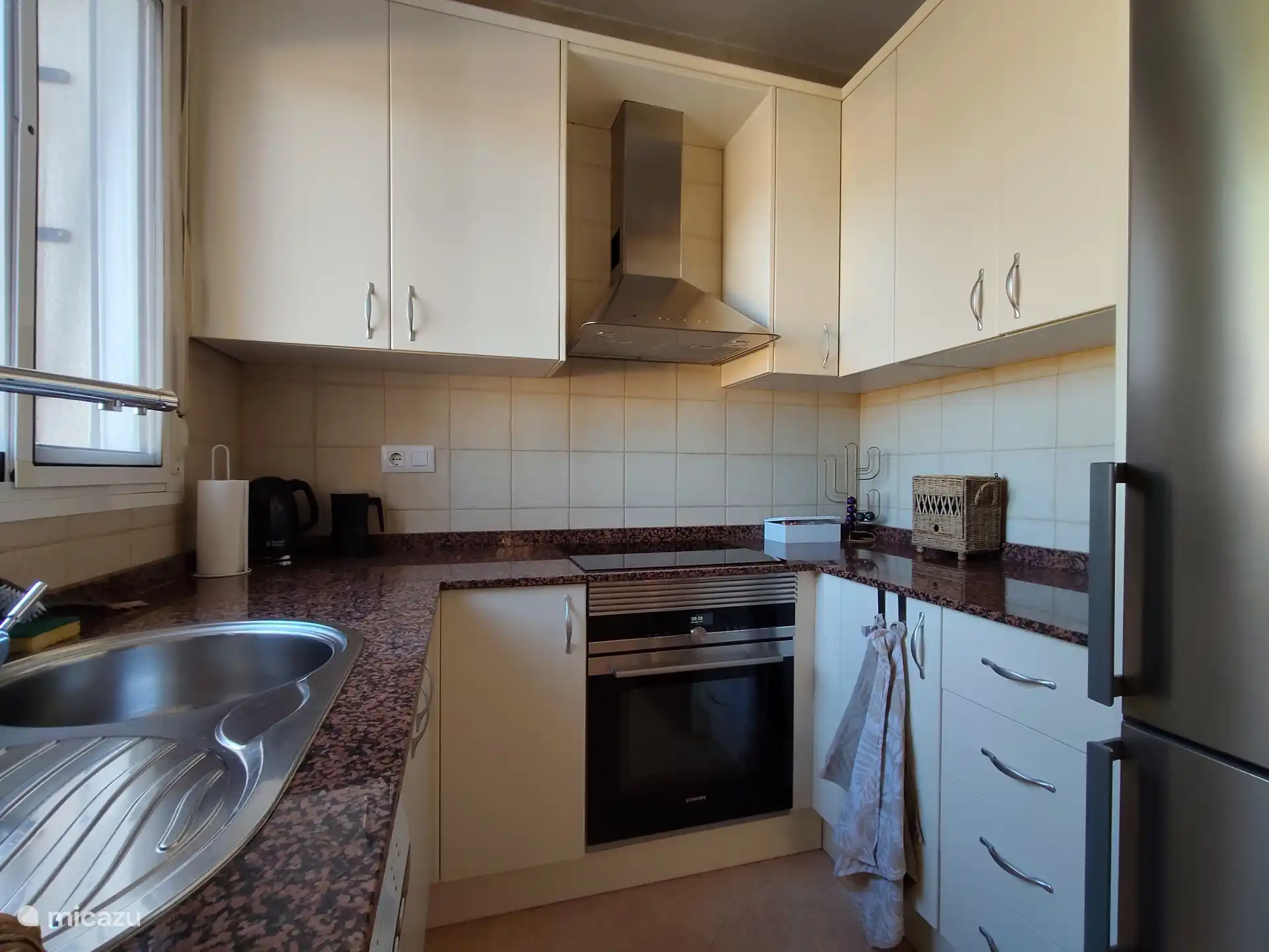 La cocina totalmente equipada