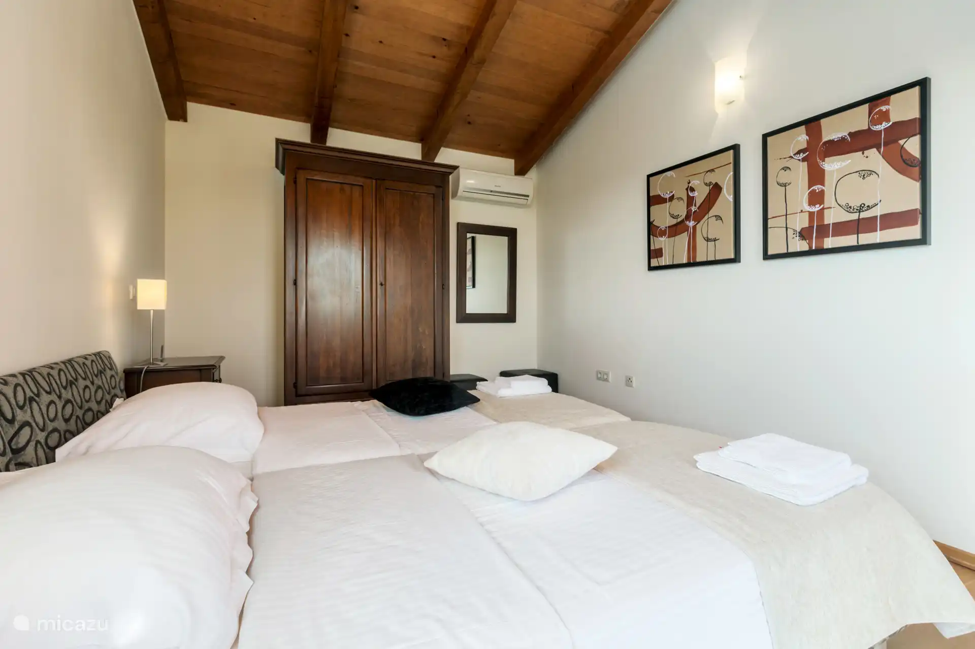 Schlafzimmer mit Klimaanlage