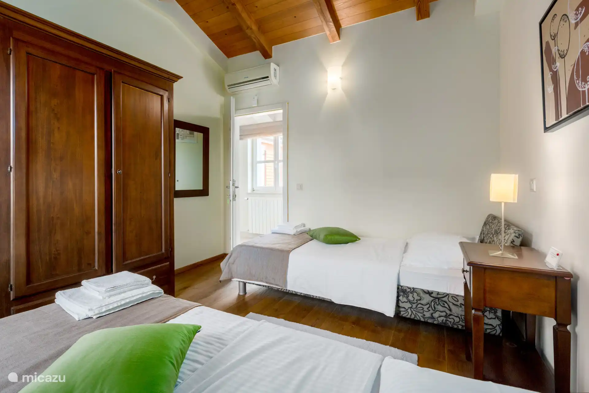 Schlafzimmer mit Klimaanlage