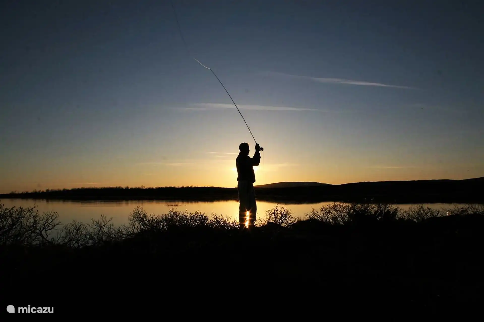 Several fishing locations available for trout and salmon.