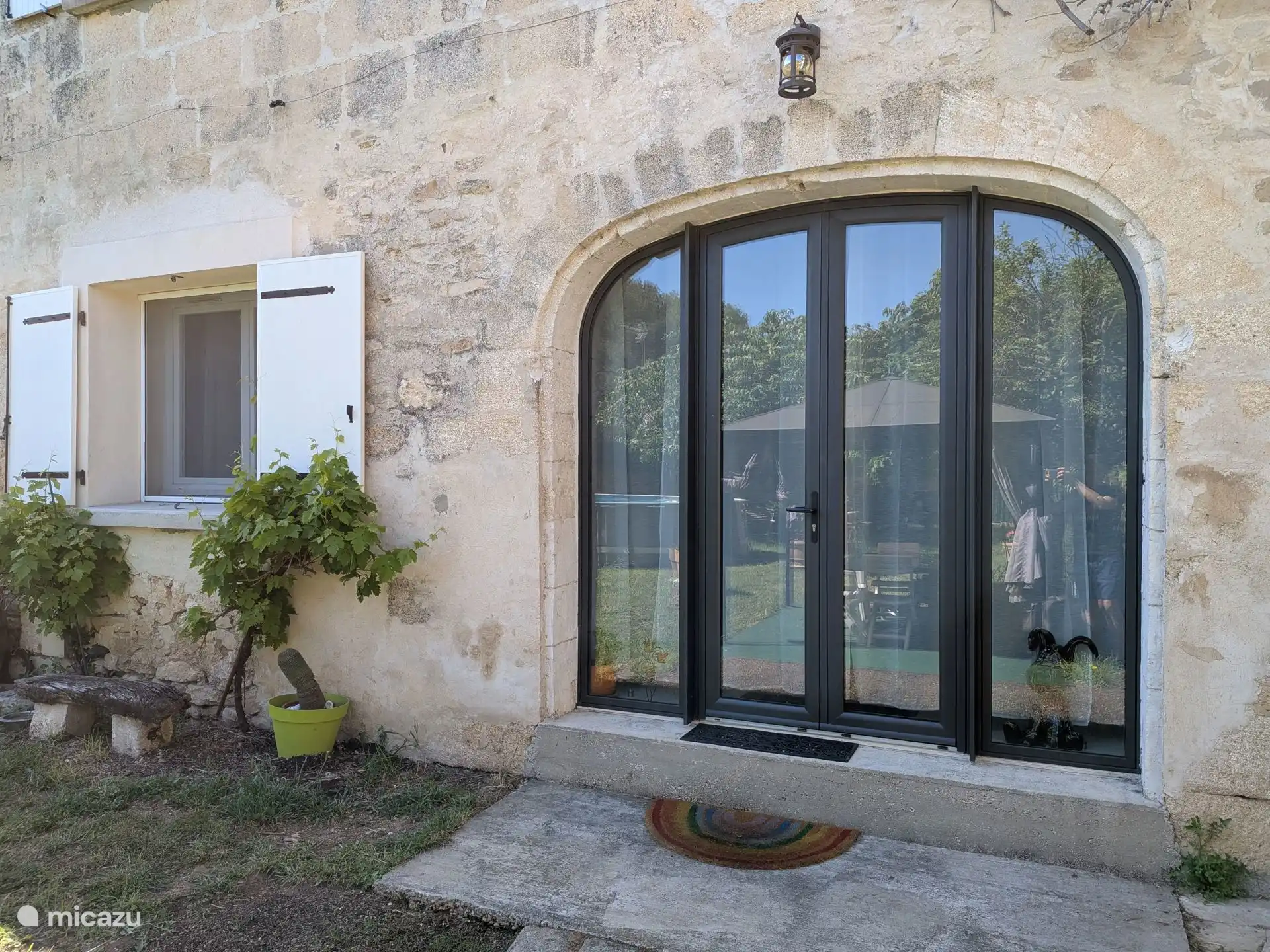 Entrance to the accommodation