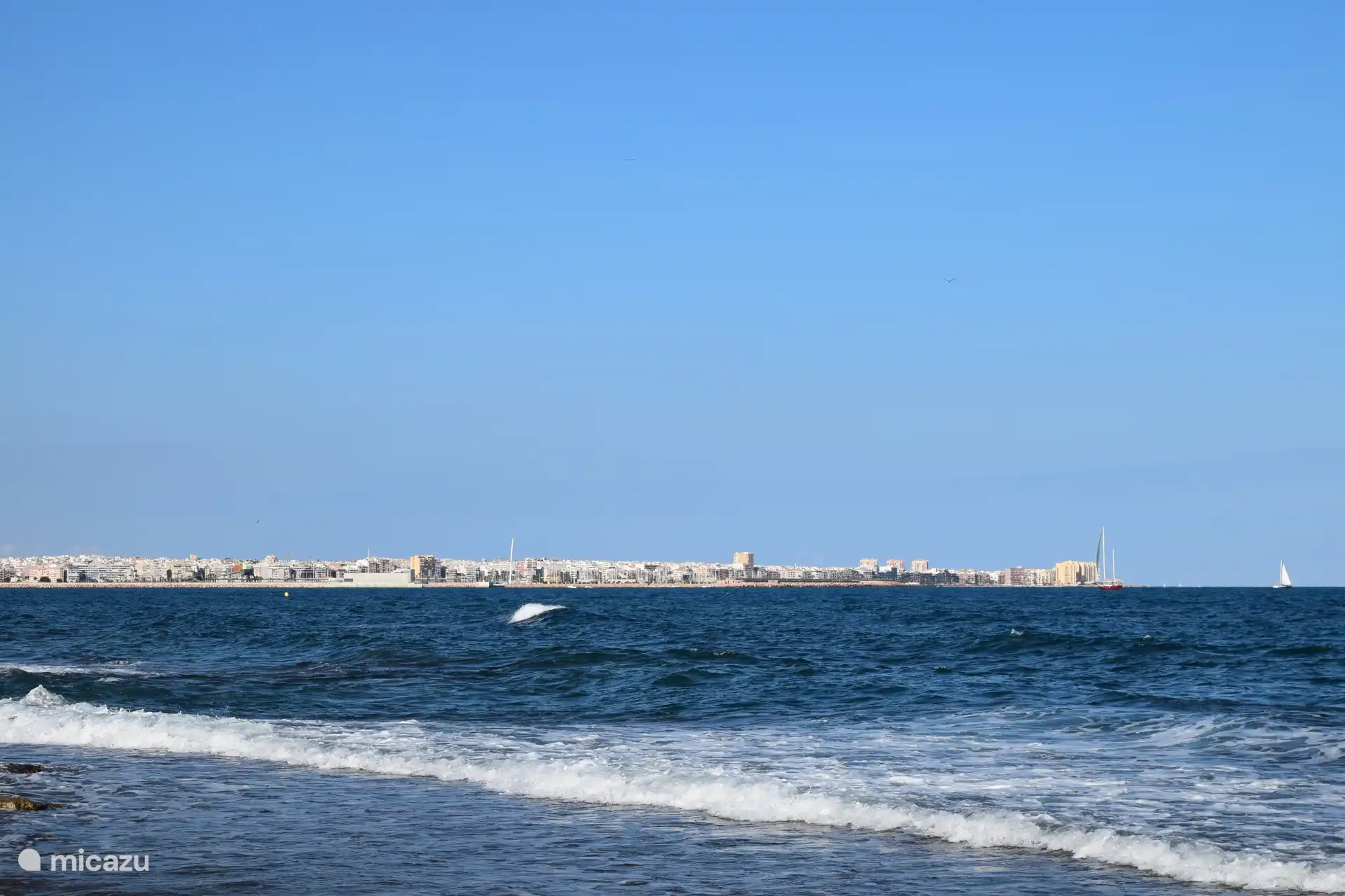 Vue de Play Flamenca vers Torrevieja