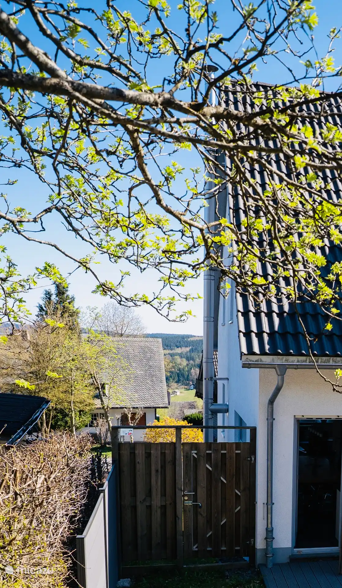 abgeschlossener Außenbereich