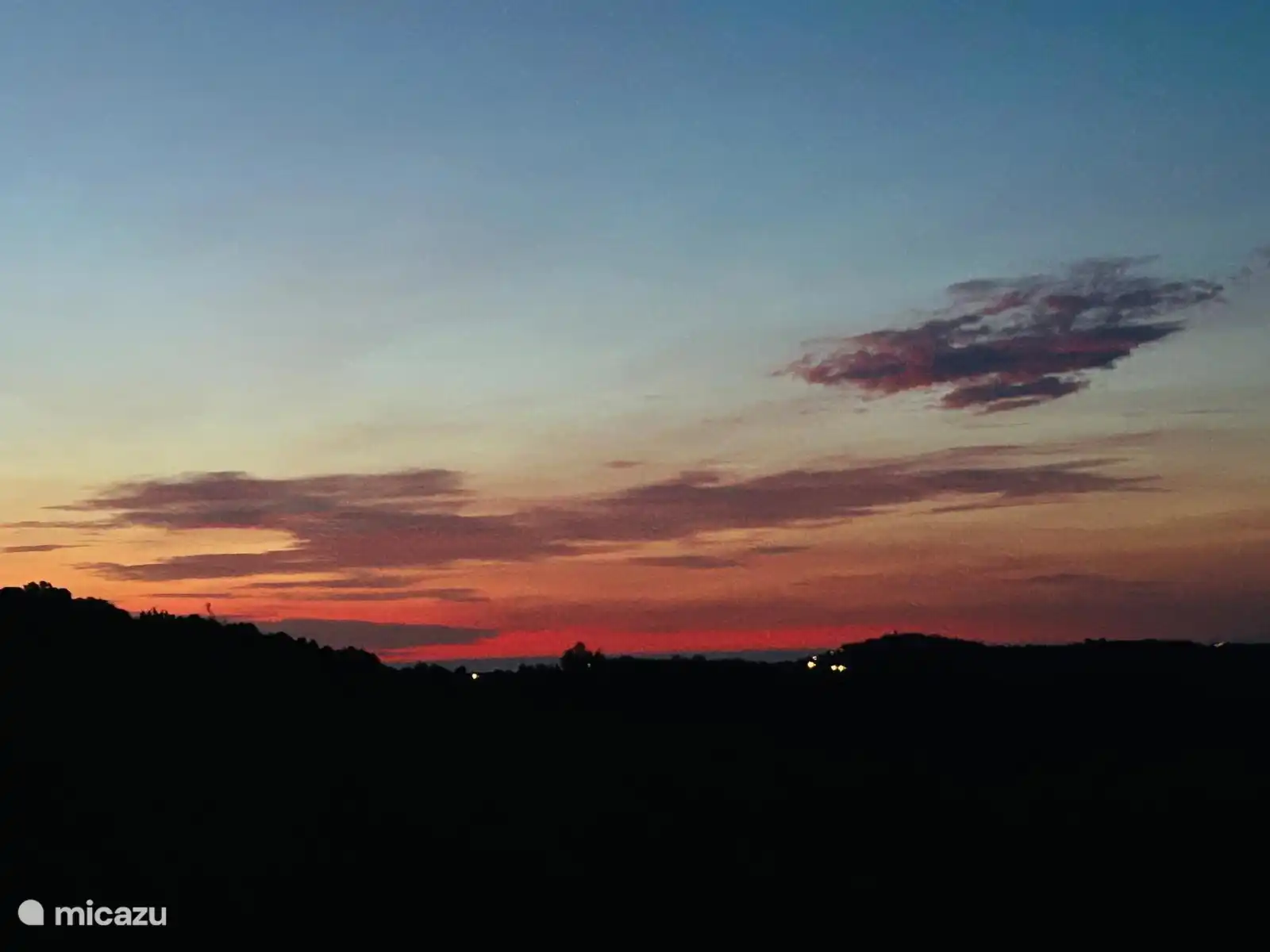 Setting sun