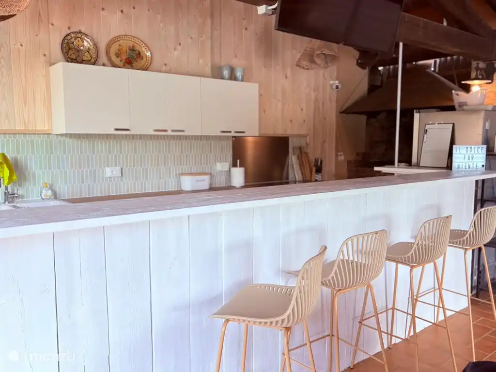 Bar in het poolhouse