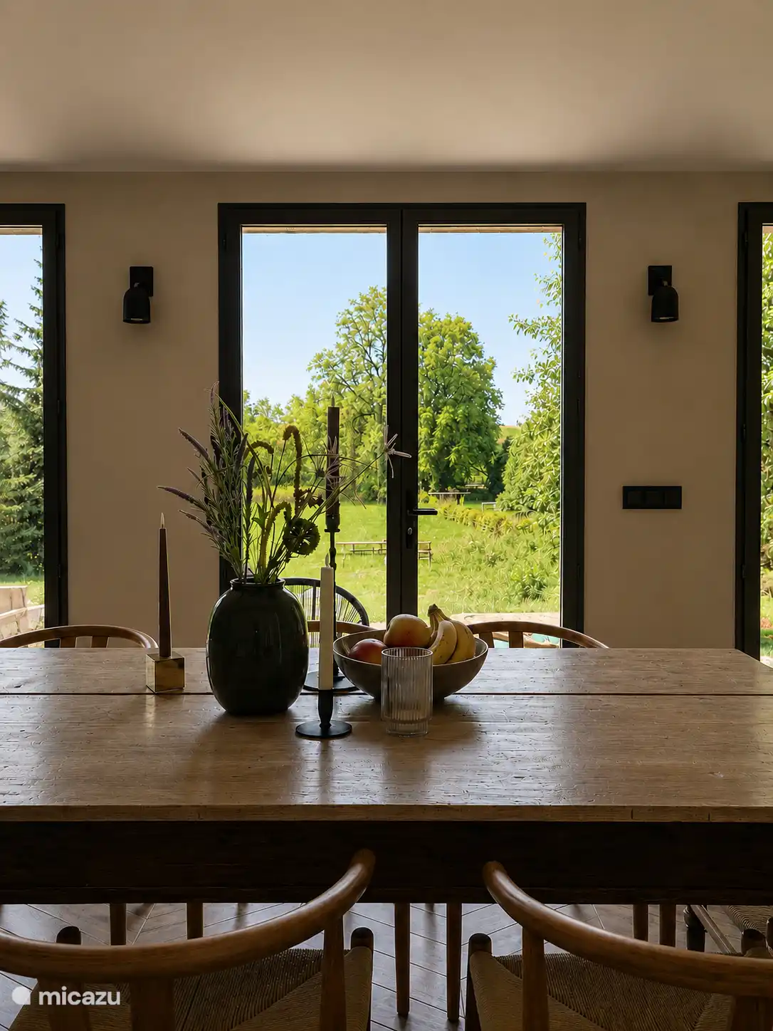 Veranda begane grond aan de tuin