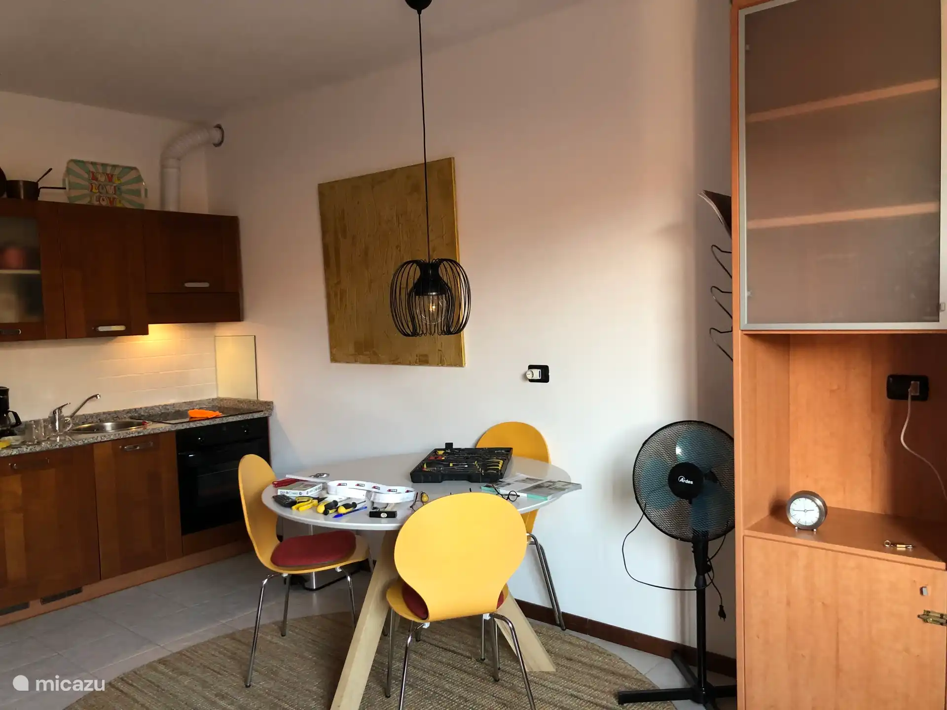 Open keuken appartement
