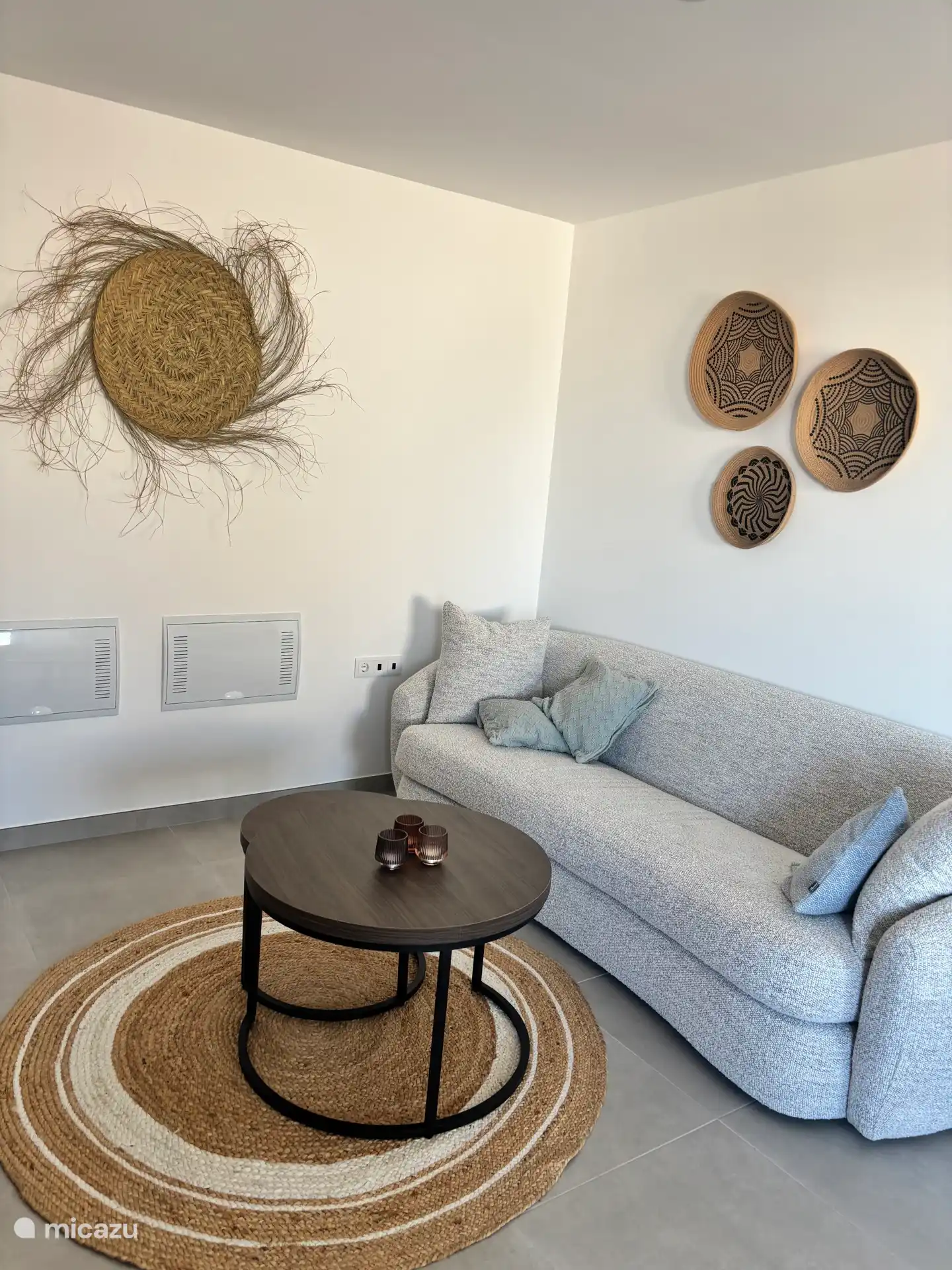 Woonkamer Ibiza stijl
