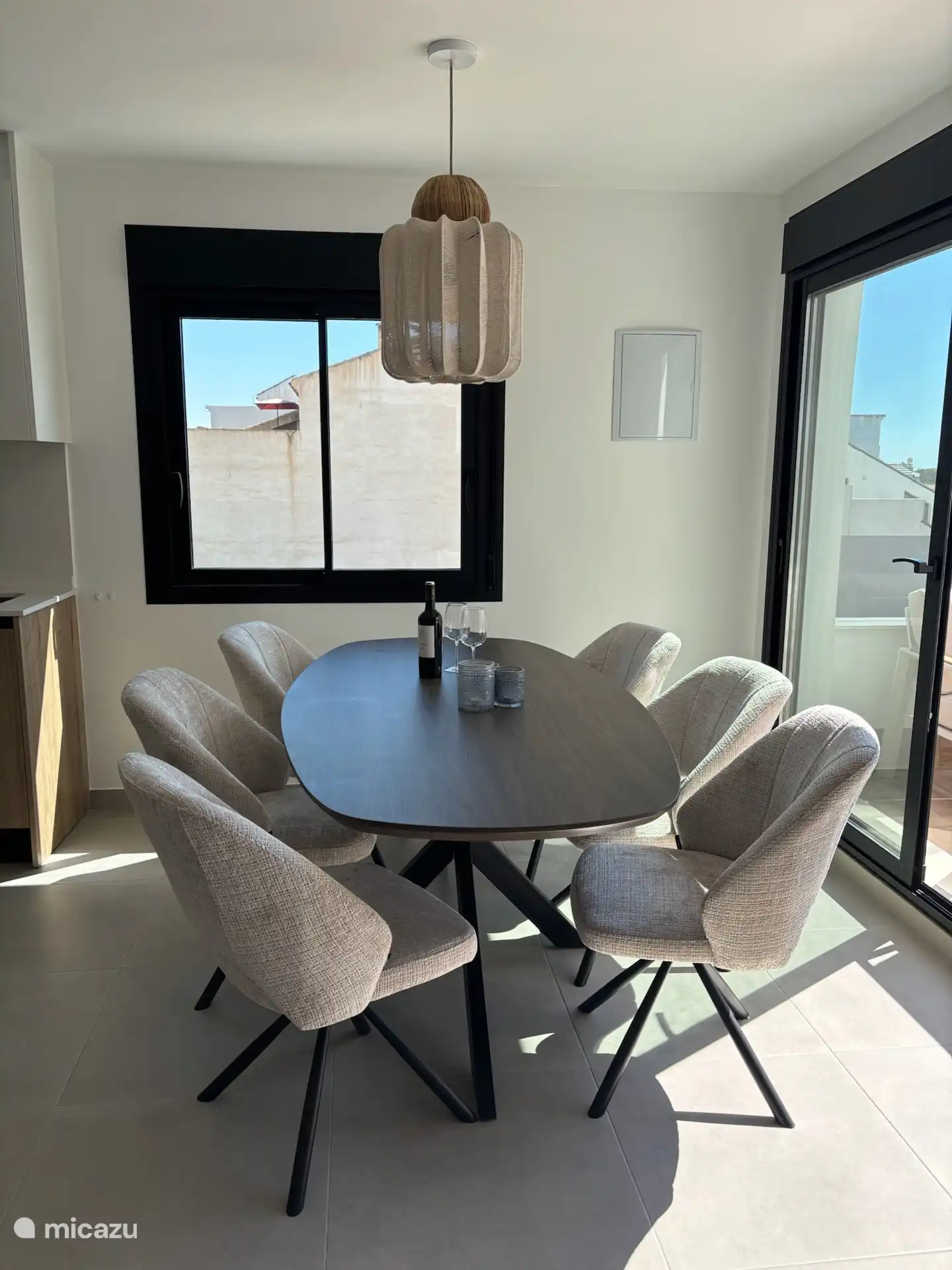 Eetgedeelte woonkamer
