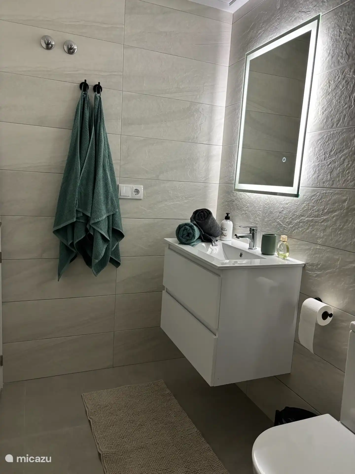 Badkamer 1 met inloopdouche