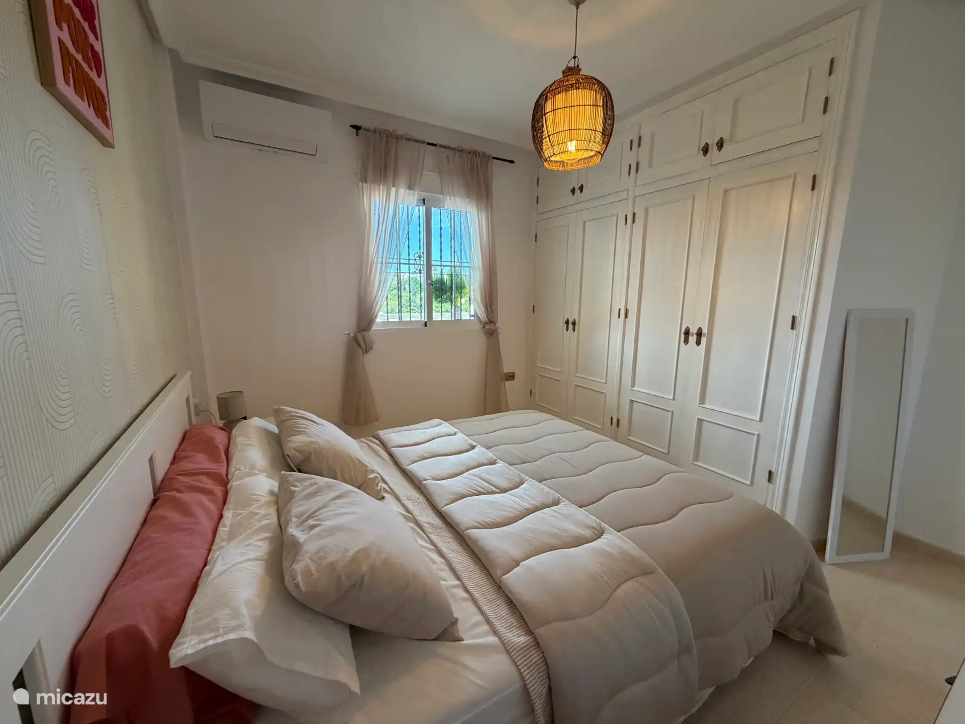 Bedroom 1 with large wardrobe