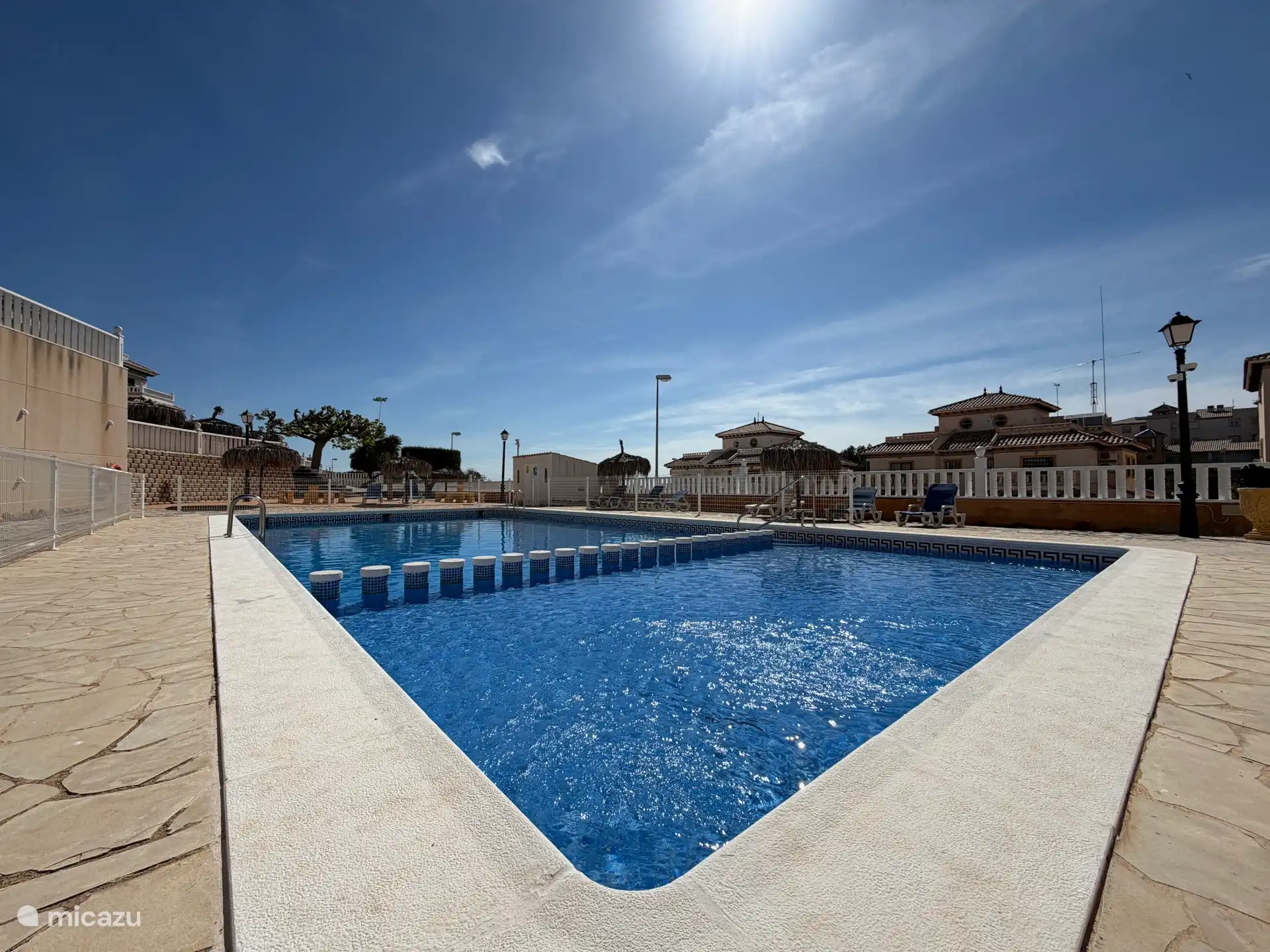 Beautiful communal pool area