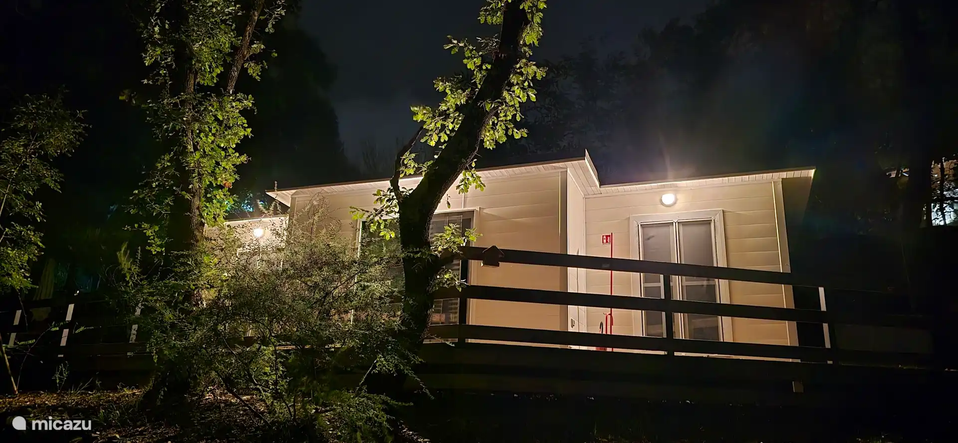 Buitenkant in de avond